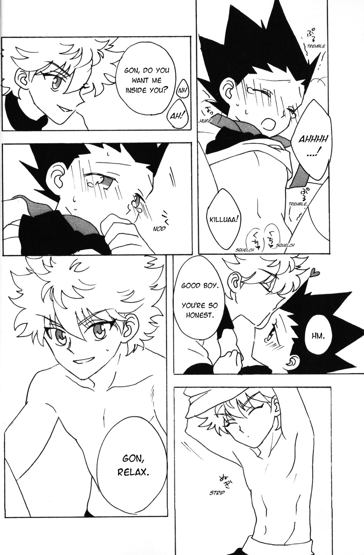 [@-あっとまぁく- (よろず)] LOVE ME (ハンター×ハンター) [英訳]