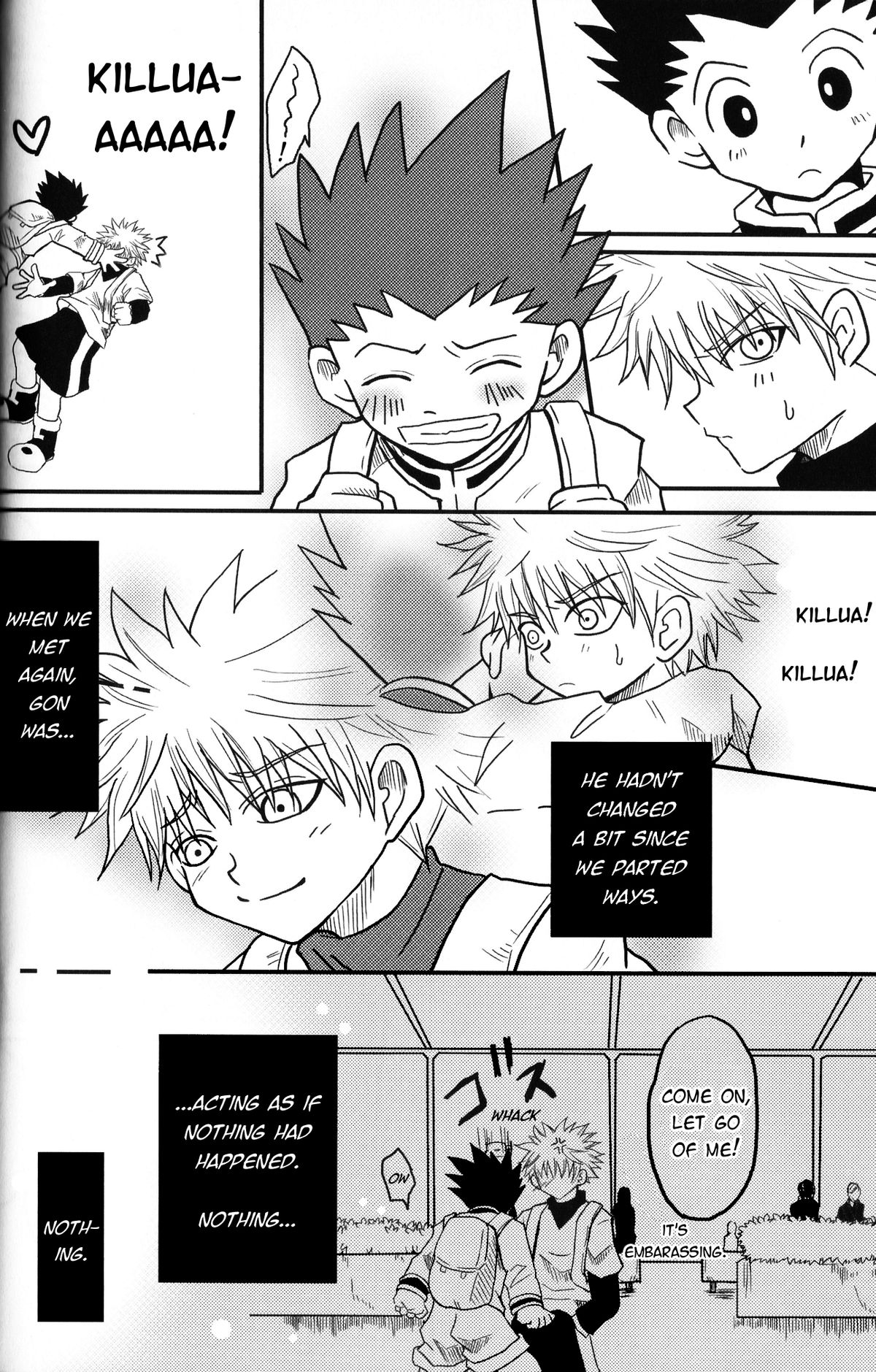 [@-あっとまぁく- (よろず)] LOVE ME (ハンター×ハンター) [英訳]