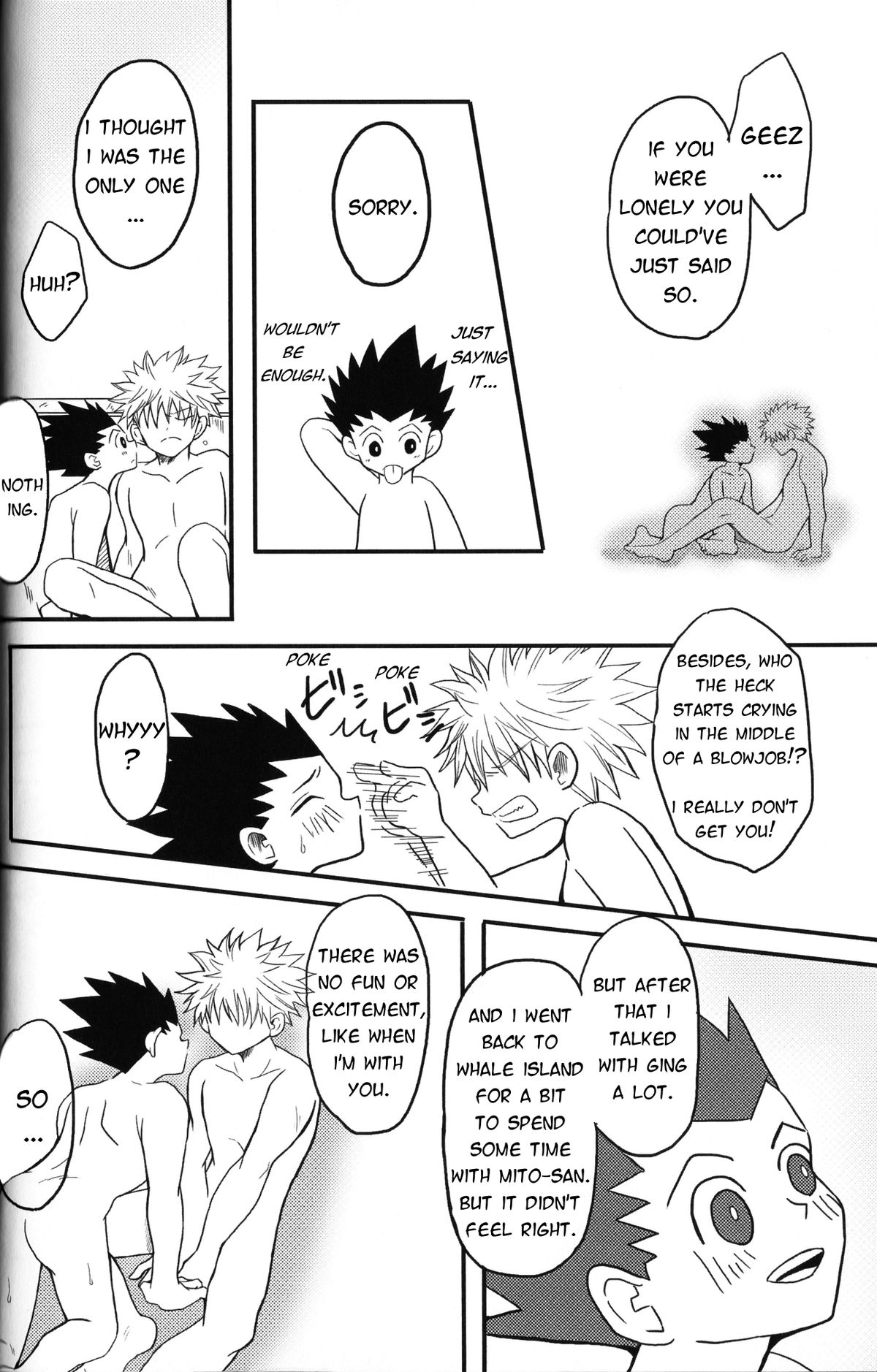 [@-あっとまぁく- (よろず)] LOVE ME (ハンター×ハンター) [英訳]