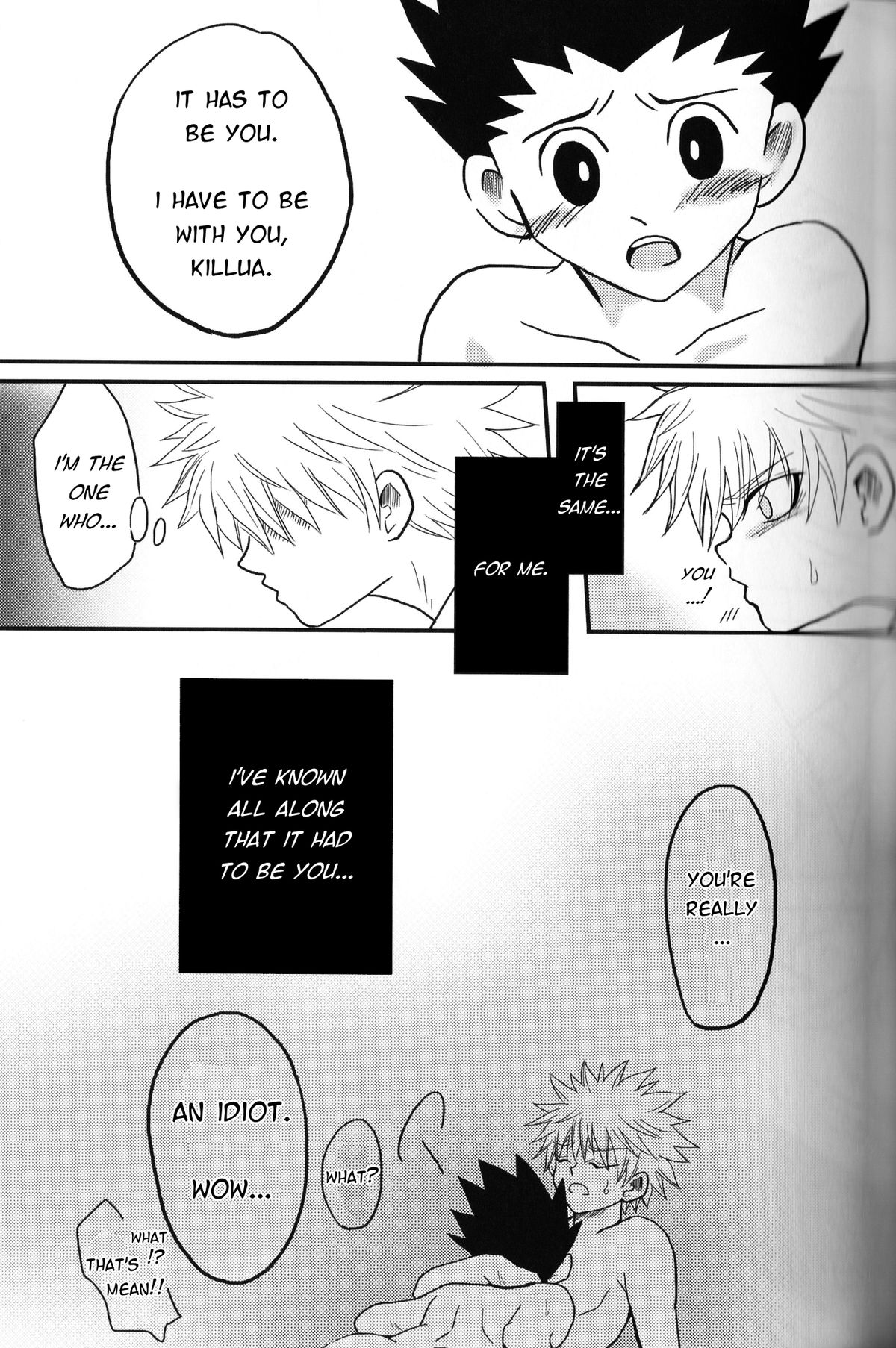 [@-あっとまぁく- (よろず)] LOVE ME (ハンター×ハンター) [英訳]