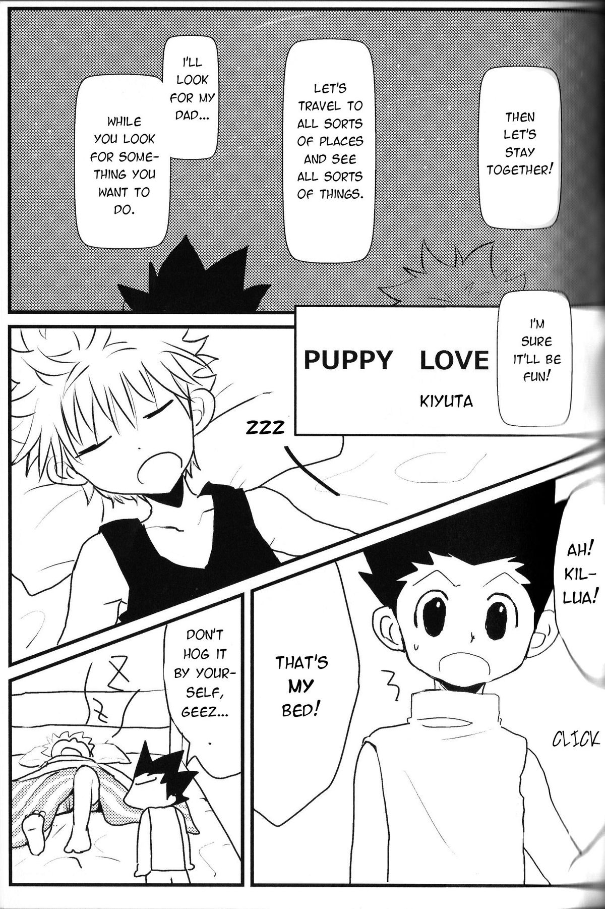 [@-あっとまぁく- (よろず)] LOVE ME (ハンター×ハンター) [英訳]