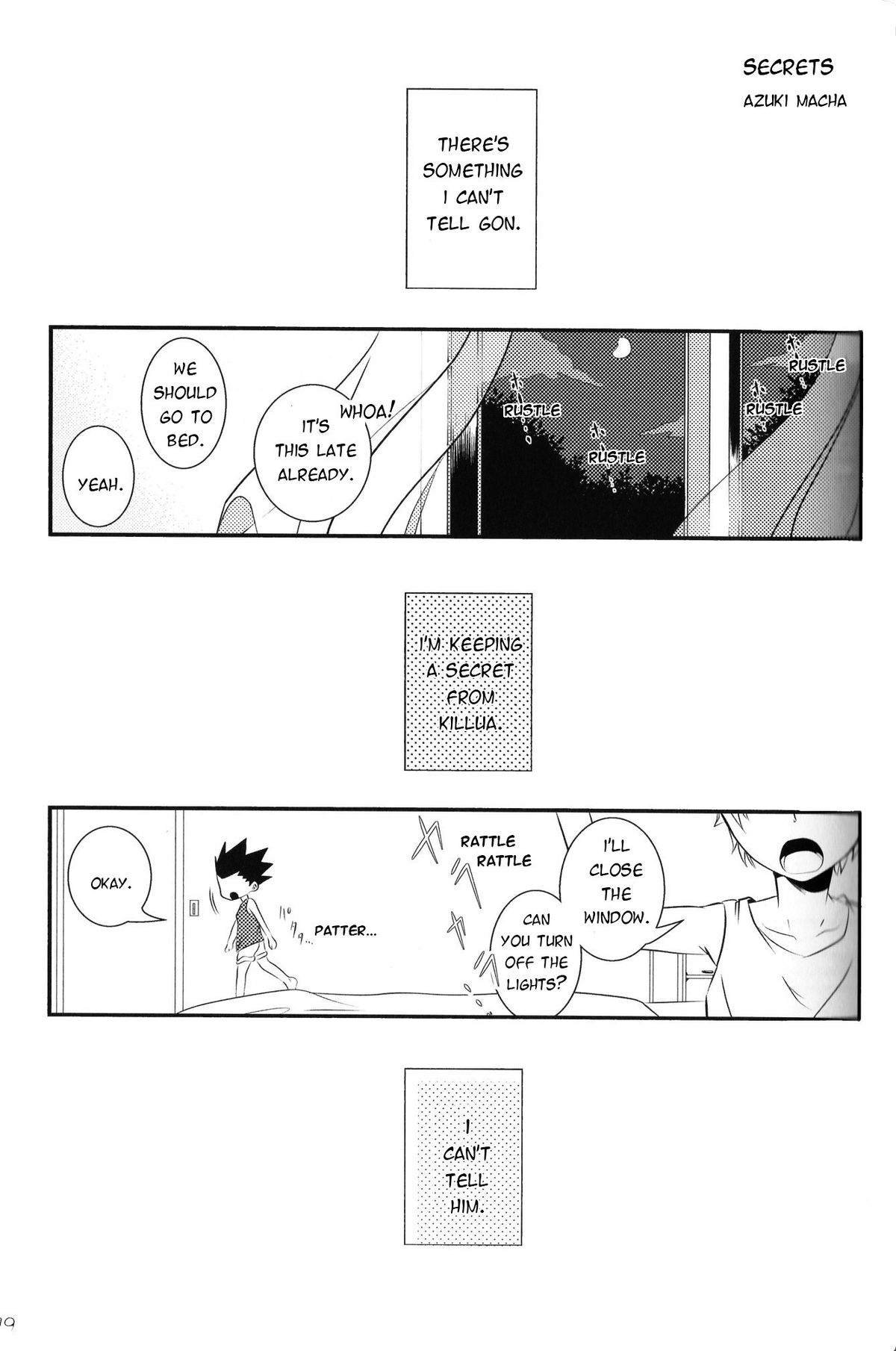 [@-あっとまぁく- (よろず)] LOVE ME (ハンター×ハンター) [英訳]