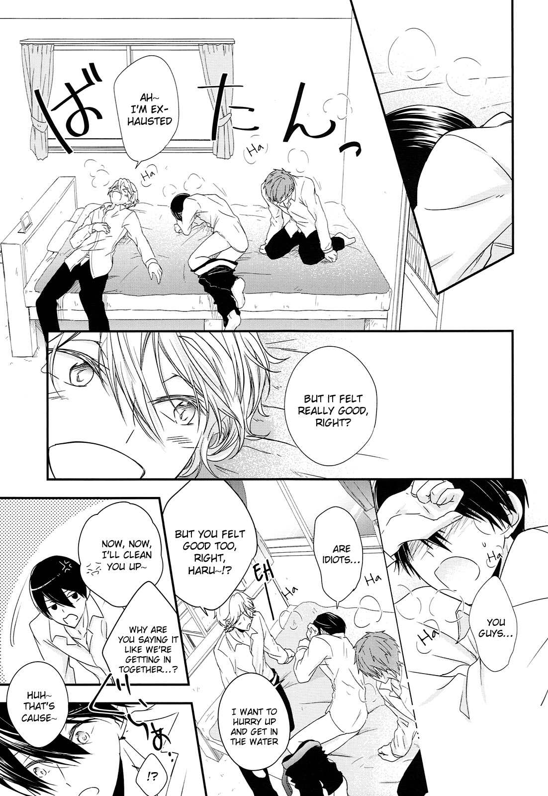 (C87) [B-LUSH (カウカウ)] トライアングル・ファンクション ver.DT (Free!) [英訳]