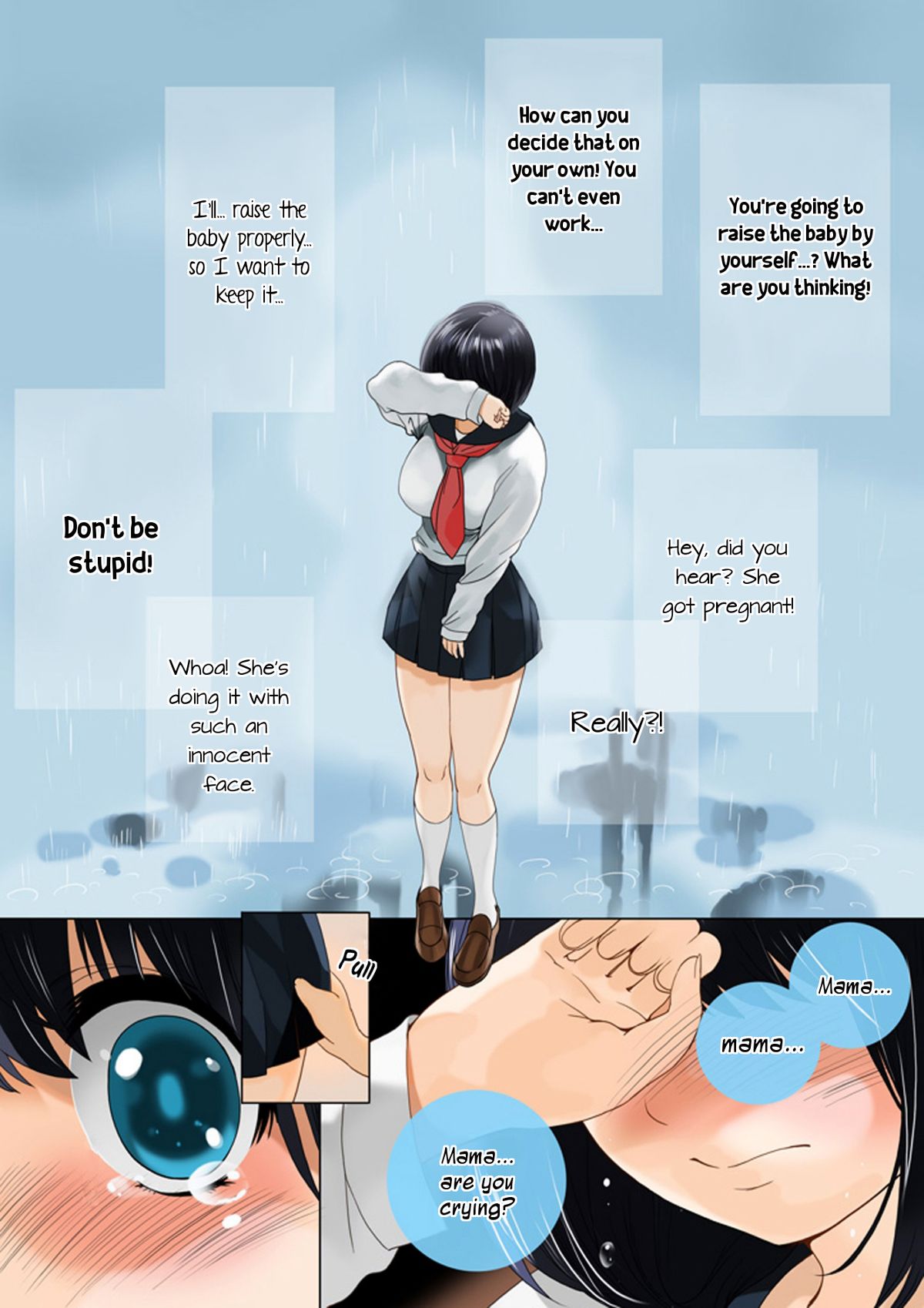 [MilkyBox (Qoopie)] おママごと 長谷川さんちの親子関係 二話目「母と制服」 [英訳]