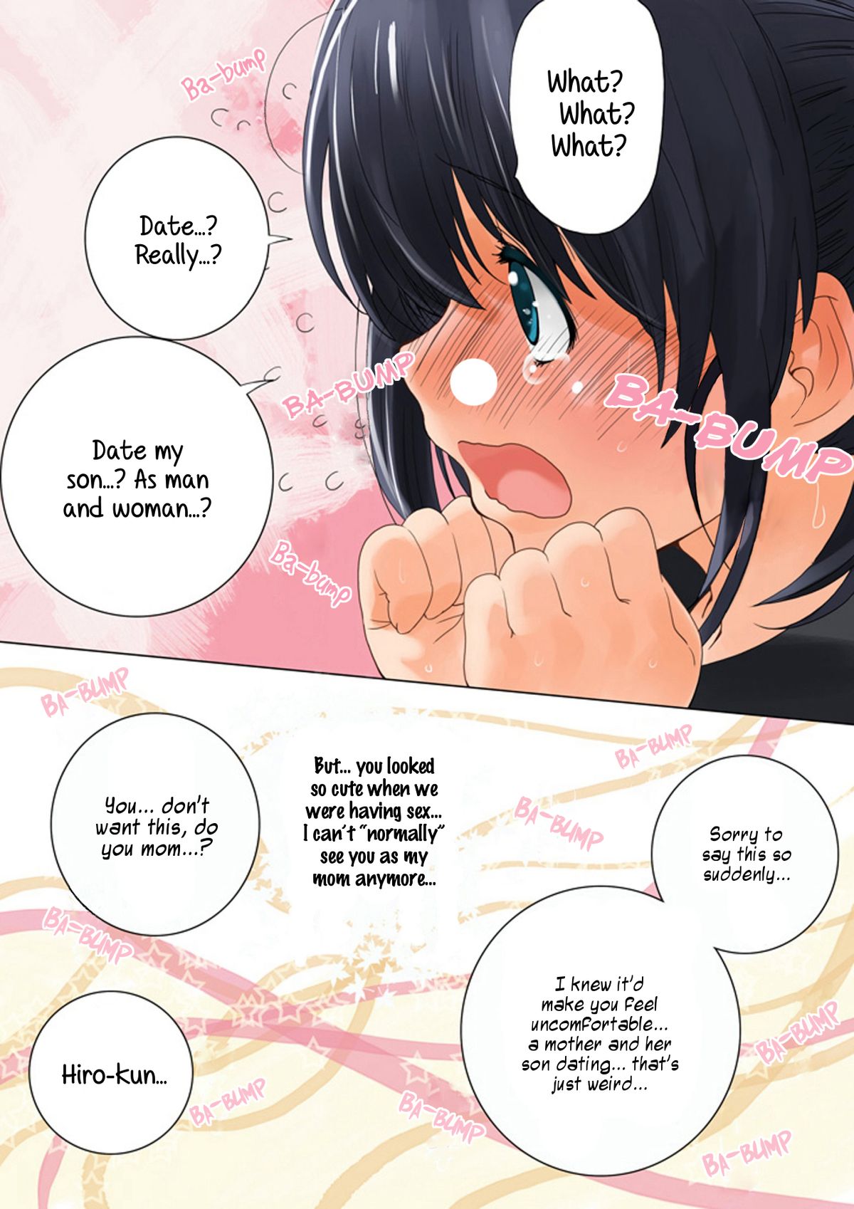 [MilkyBox (Qoopie)] おママごと 長谷川さんちの親子関係 二話目「母と制服」 [英訳]