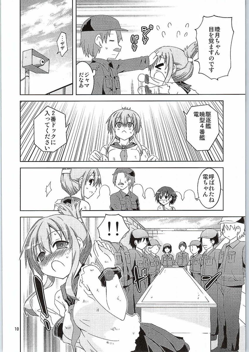 (砲雷撃戦！よーい！十七戦目) [ふなのりはうす (水兵きき)] 電、はじめてのドック入りなのです (艦隊これくしょん -艦これ-)