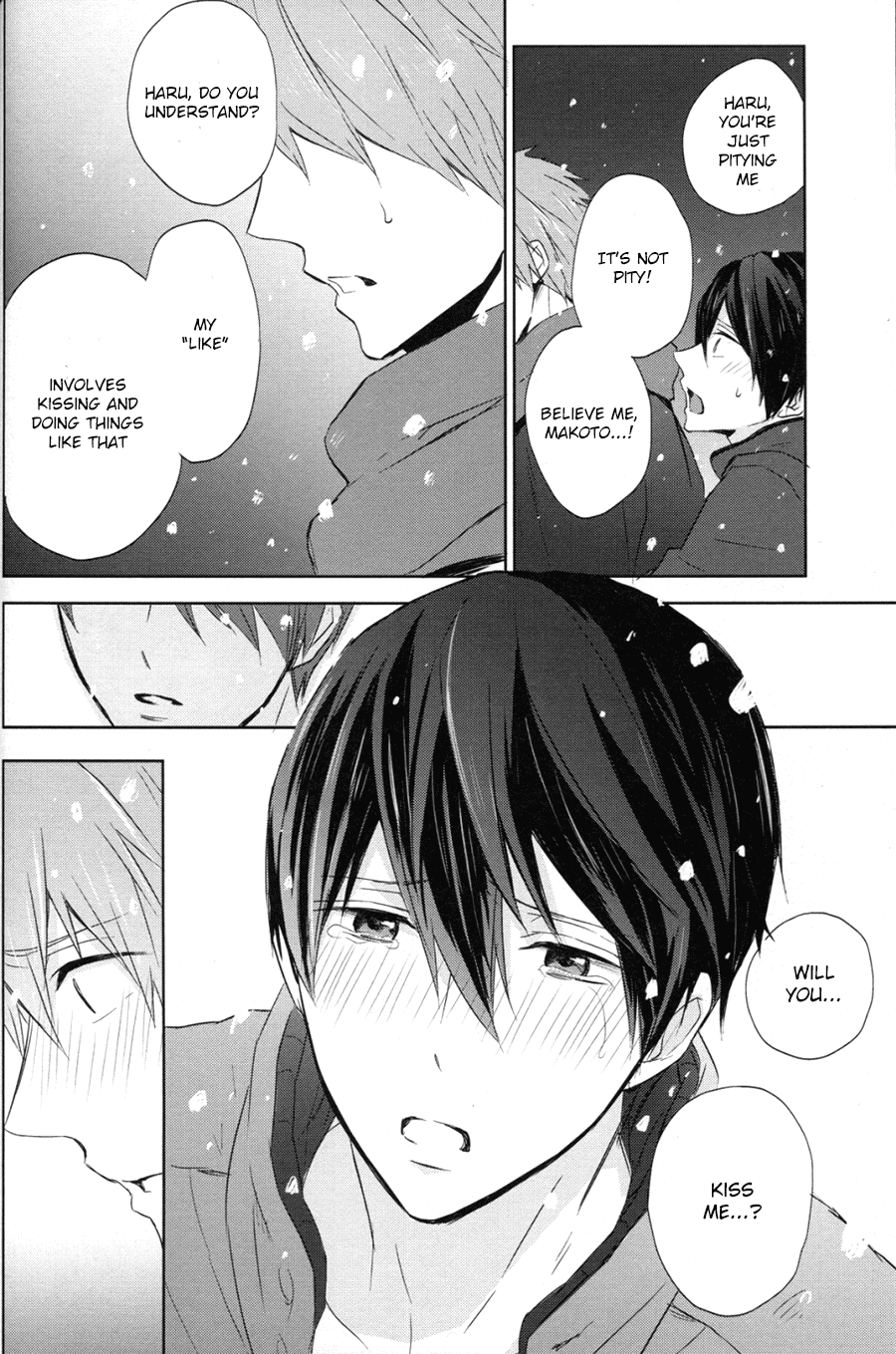 (C86) [Sneeeze (くぶ)] なまえを呼んで、だきしめて (Free!) [英訳]
