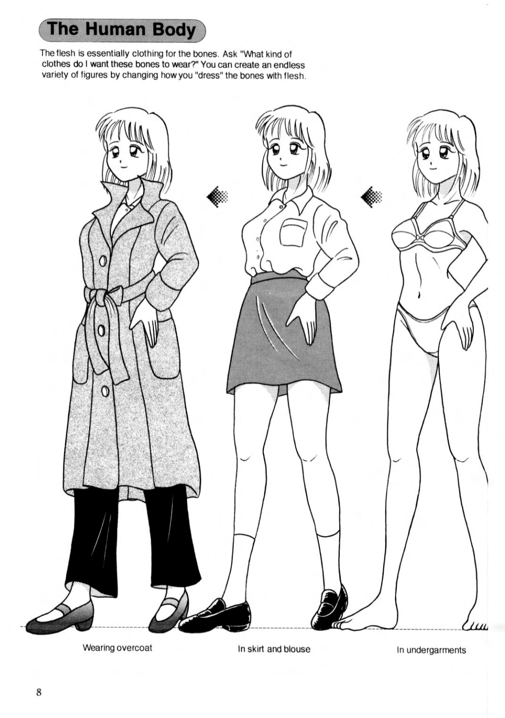 林光-女性のマンガキャラクターを描くためのテクニック