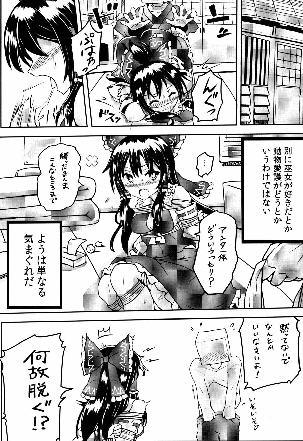(例大祭12) [黒りりの部屋 (lilish)] 捨て巫女の育て方 (東方Project)