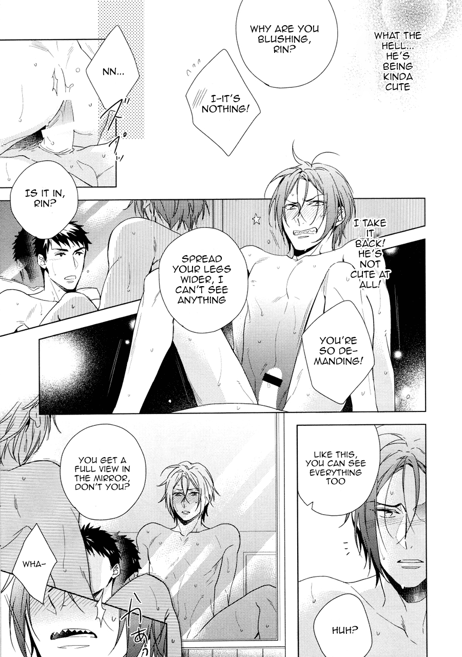 (恋愛自由形!entry6) [URO (あまま)] 今日は俺が××してやる! (Free!) [英訳]