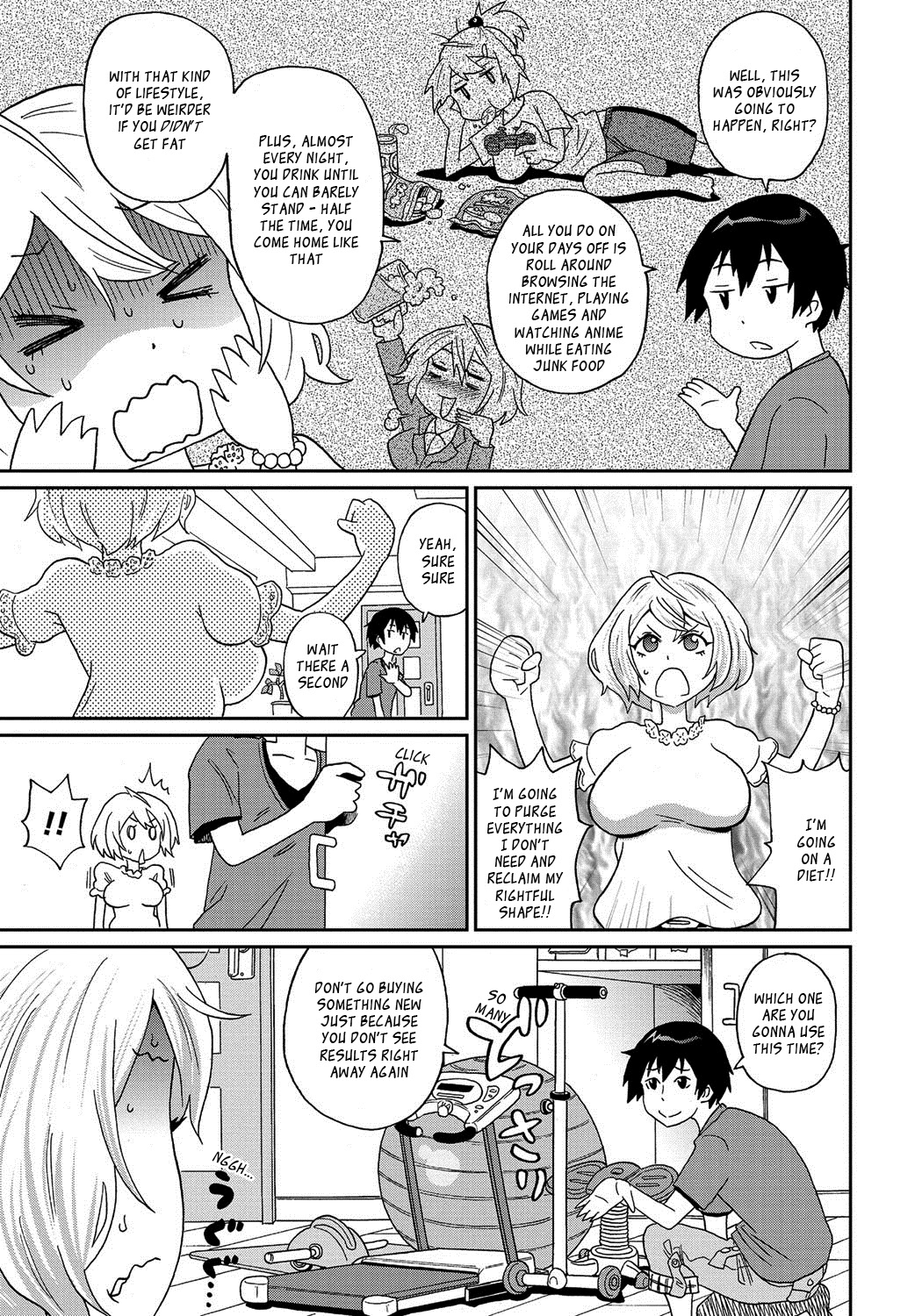 [ジョン・K・ペー太] わくわくone-sans 第1-7話 [英訳]