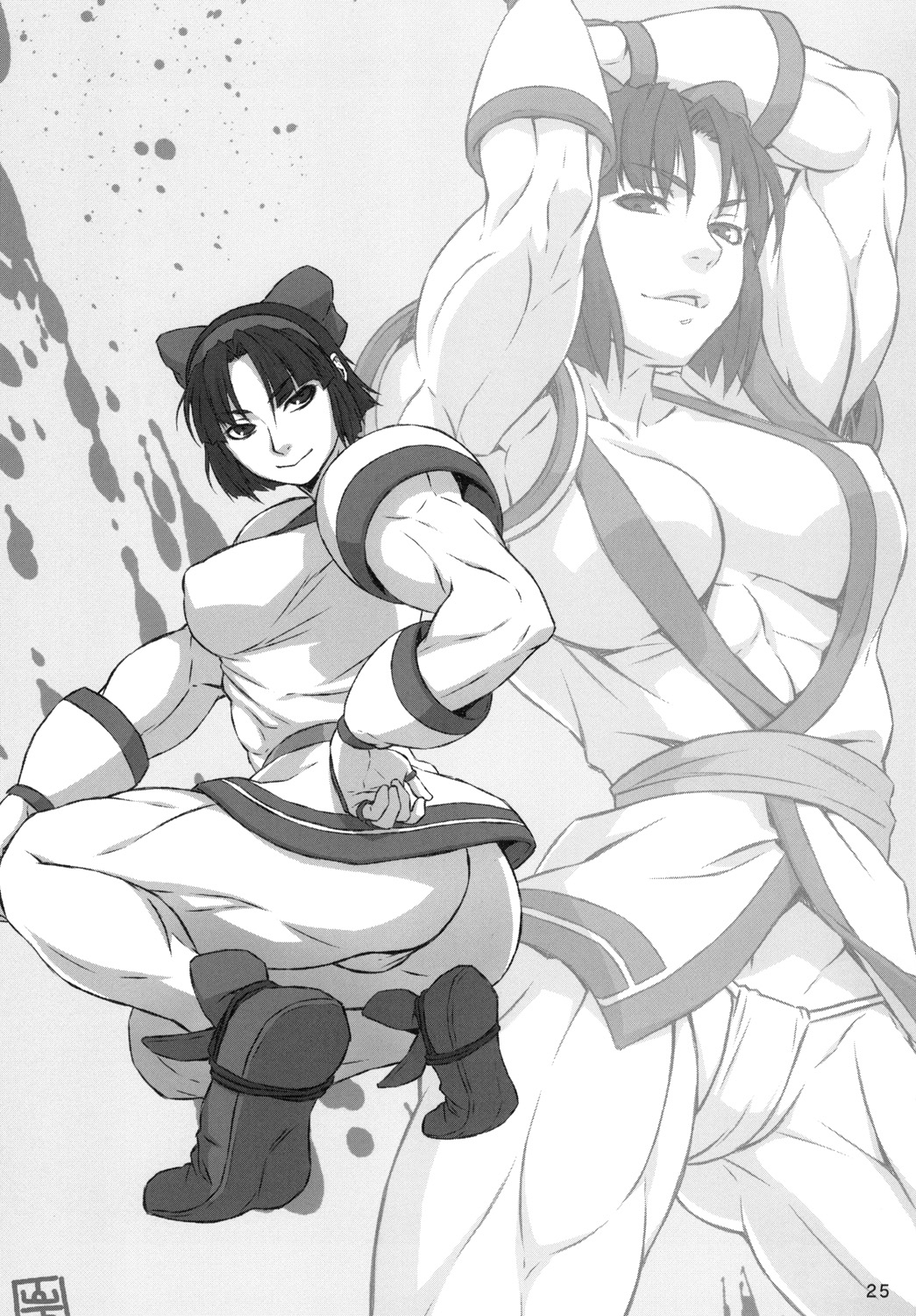 (C86) [ママにはナイショ (プラズマビーチ)] 筋肉チョコレート (サムライスピリッツ)