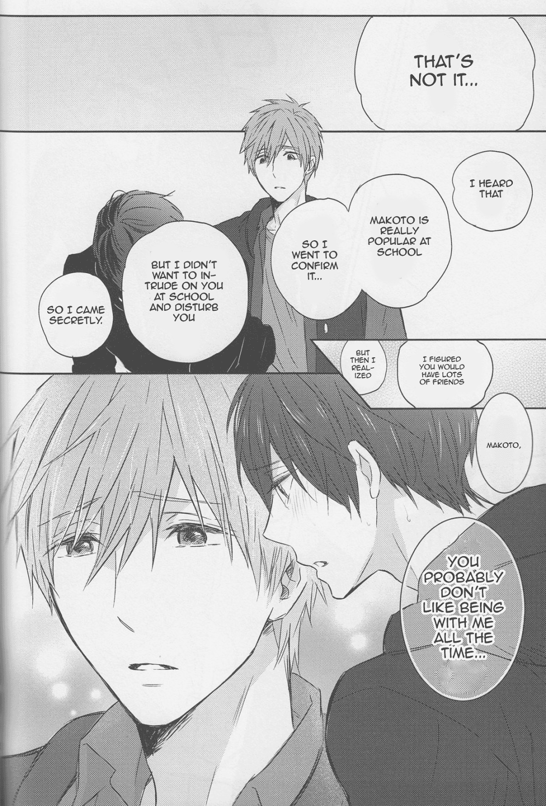 (C87) [Sneeeze (くぶ)] ハルちゃんはものたりない。 (Free!) [英訳]