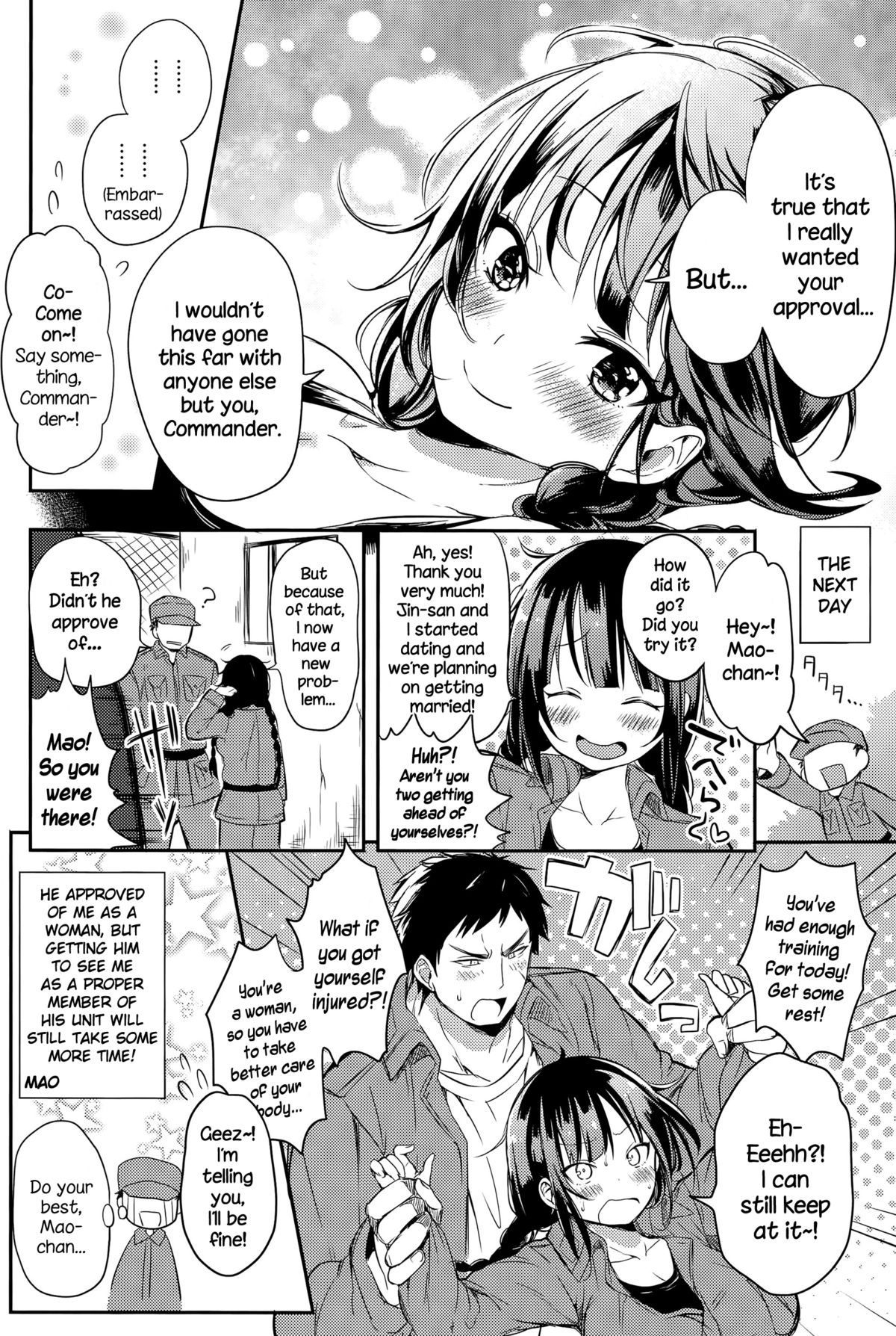 [こち] マオ，がんばりますっ!! (COMIC アンスリウム 024 2015年4月号) [英訳]