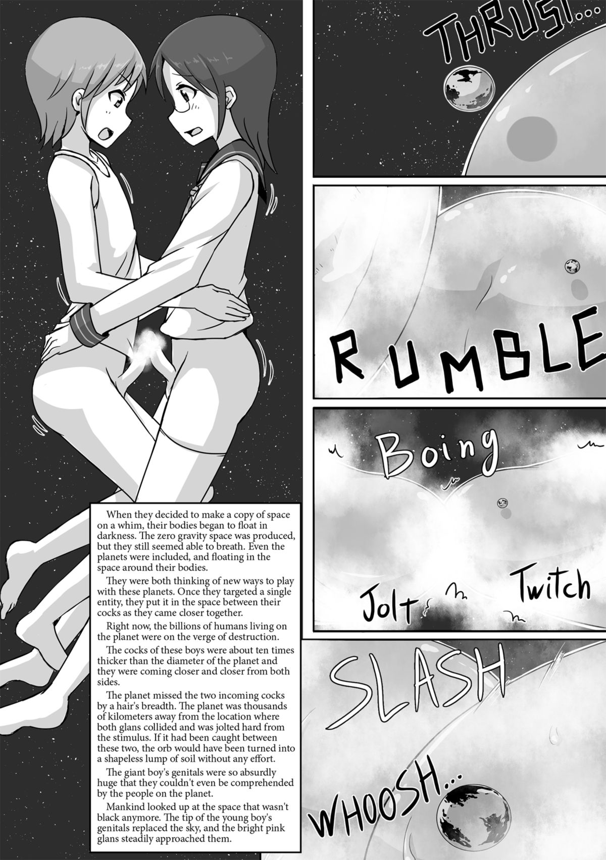 [おちこにうむ (寺田落子)] 超巨大男の娘詰め合わせ本 [英訳] [DL版]