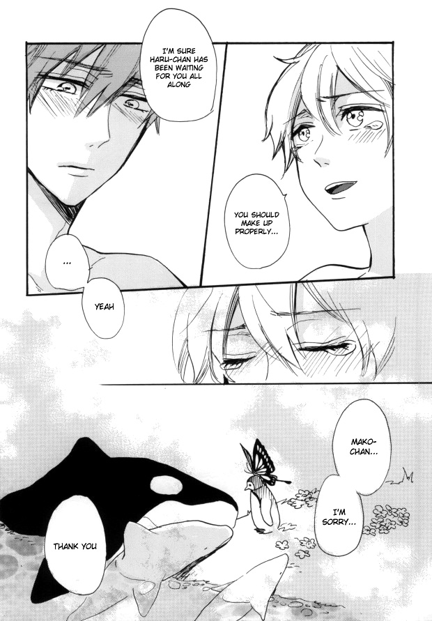 (恋愛自由形!entry2) [hn (ぴろり)] キラーホエールキラー (Free!) [英訳]