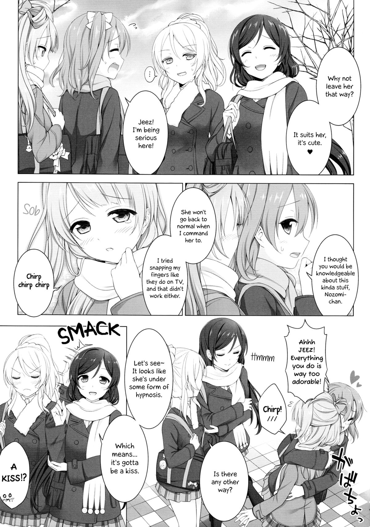 (C87) [39xream (すずめみく)] ばあどこーる (ラブライブ!) [英訳]