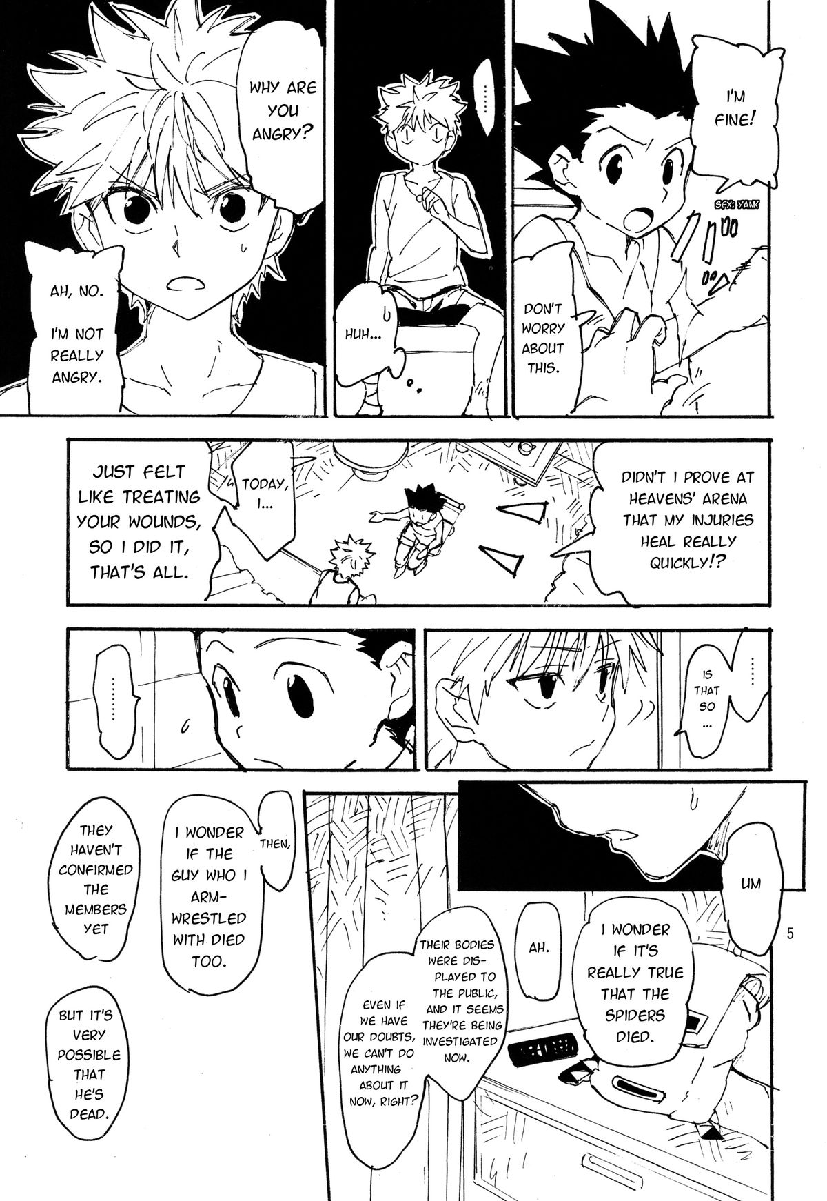 (C84) [わたがしメーカー (とみこ)] いまわのきわ (ハンター×ハンター) [英訳]