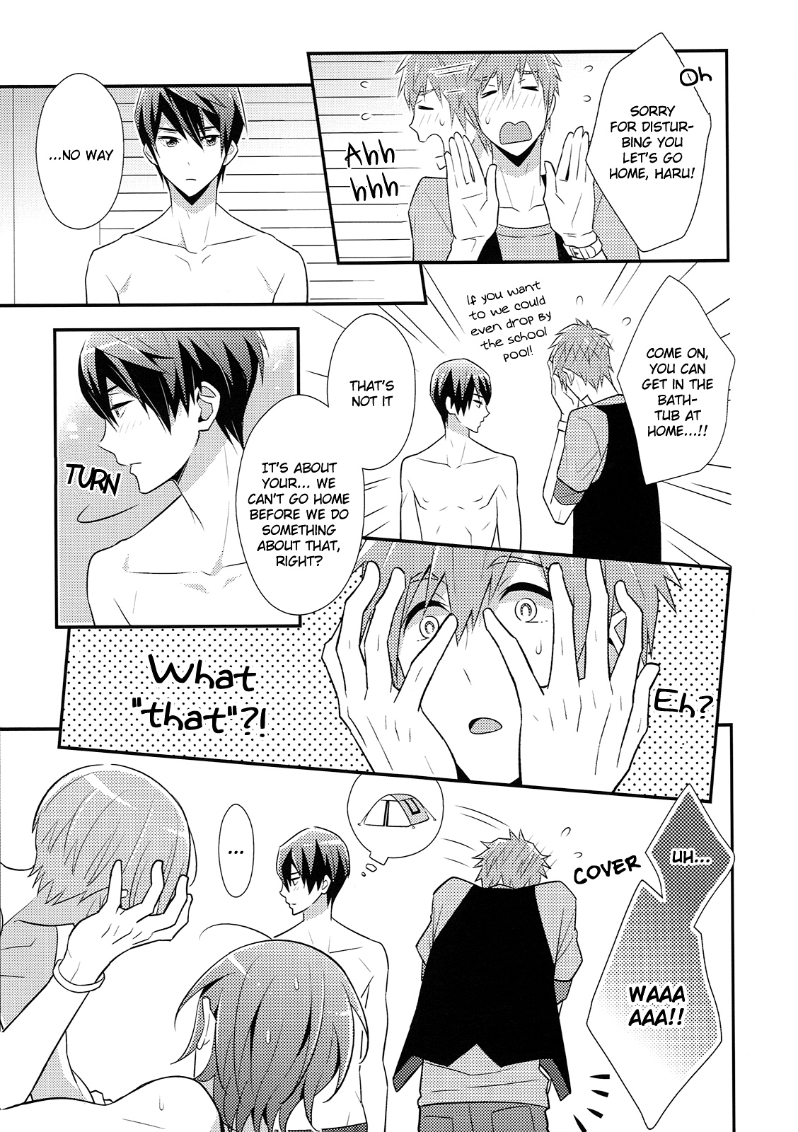 (GOOD COMIC CITY 20) [とりねっと (忍鳥)] HOTEL♥FREE (Free!) [英訳]