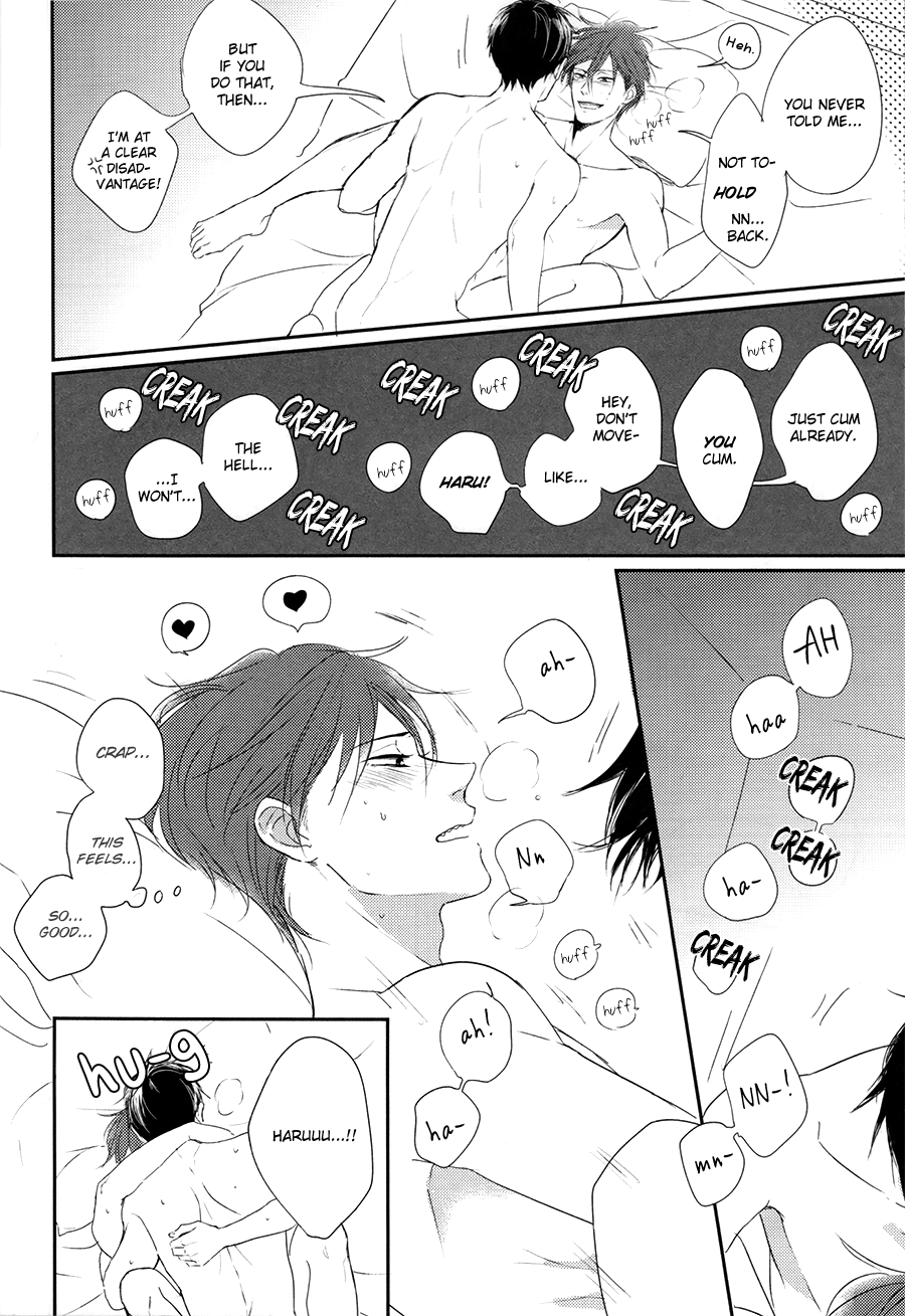 (恋愛ジョーズ4) [StayBlue (るり)] シーツプール♥ラヴゲーム (Free!) [英訳]