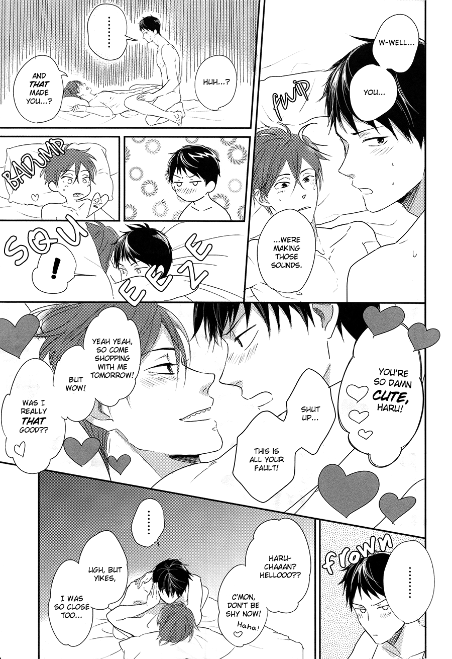 (恋愛ジョーズ4) [StayBlue (るり)] シーツプール♥ラヴゲーム (Free!) [英訳]