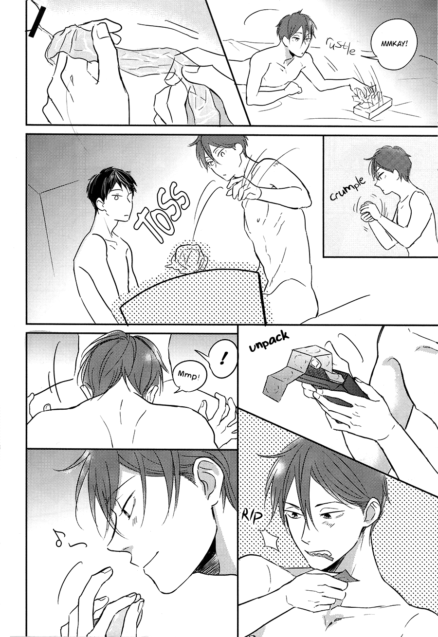 (恋愛ジョーズ4) [StayBlue (るり)] シーツプール♥ラヴゲーム (Free!) [英訳]