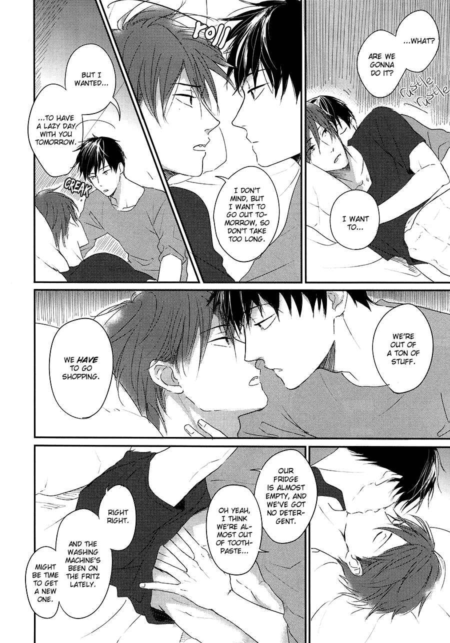 (恋愛ジョーズ4) [StayBlue (るり)] シーツプール♥ラヴゲーム (Free!) [英訳]