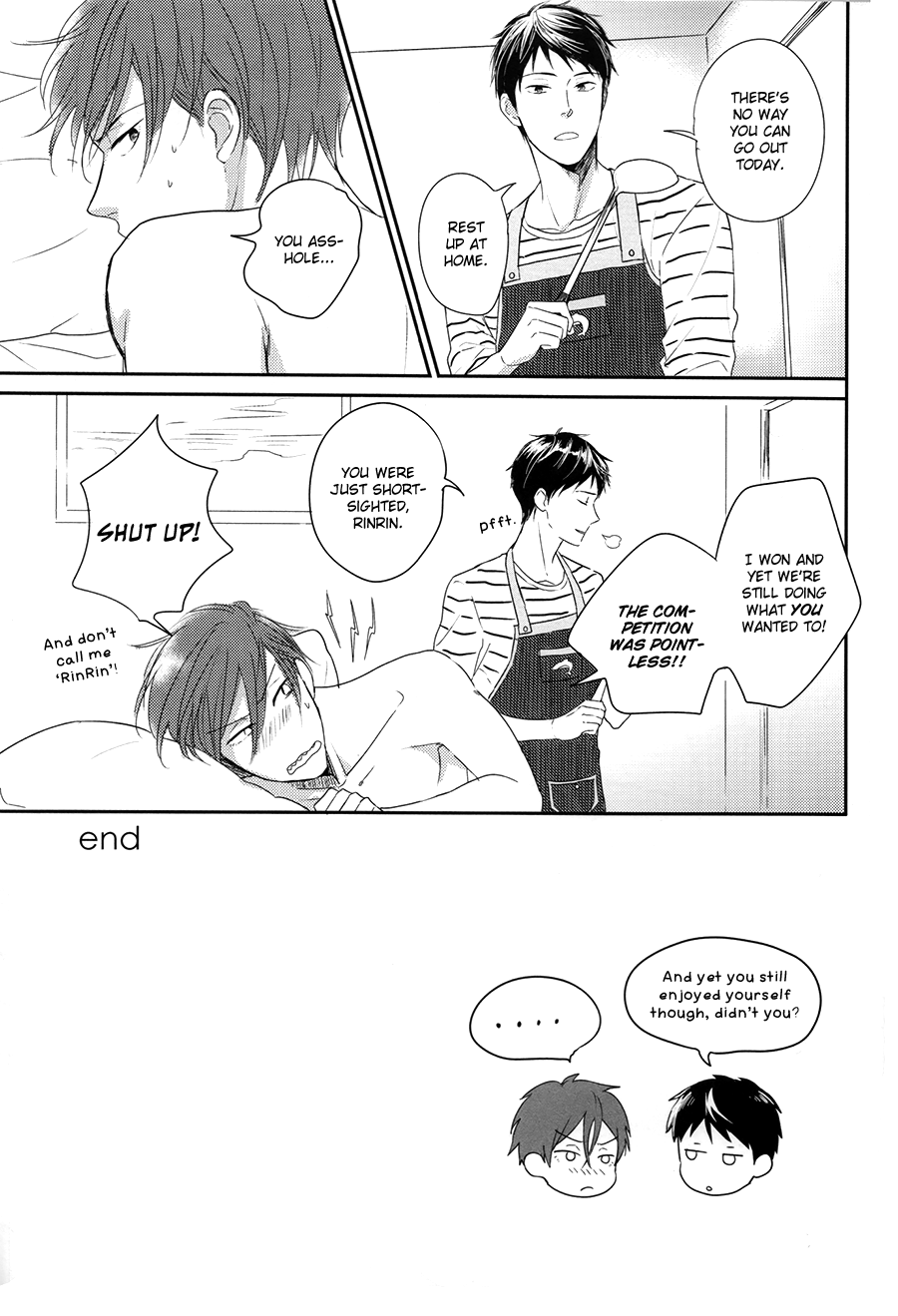 (恋愛ジョーズ4) [StayBlue (るり)] シーツプール♥ラヴゲーム (Free!) [英訳]