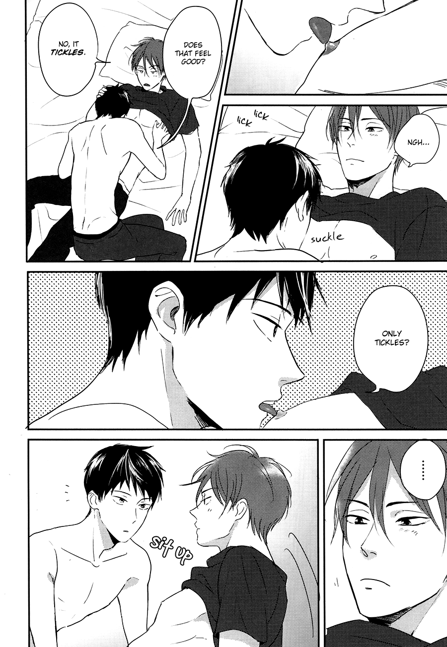 (恋愛ジョーズ4) [StayBlue (るり)] シーツプール♥ラヴゲーム (Free!) [英訳]