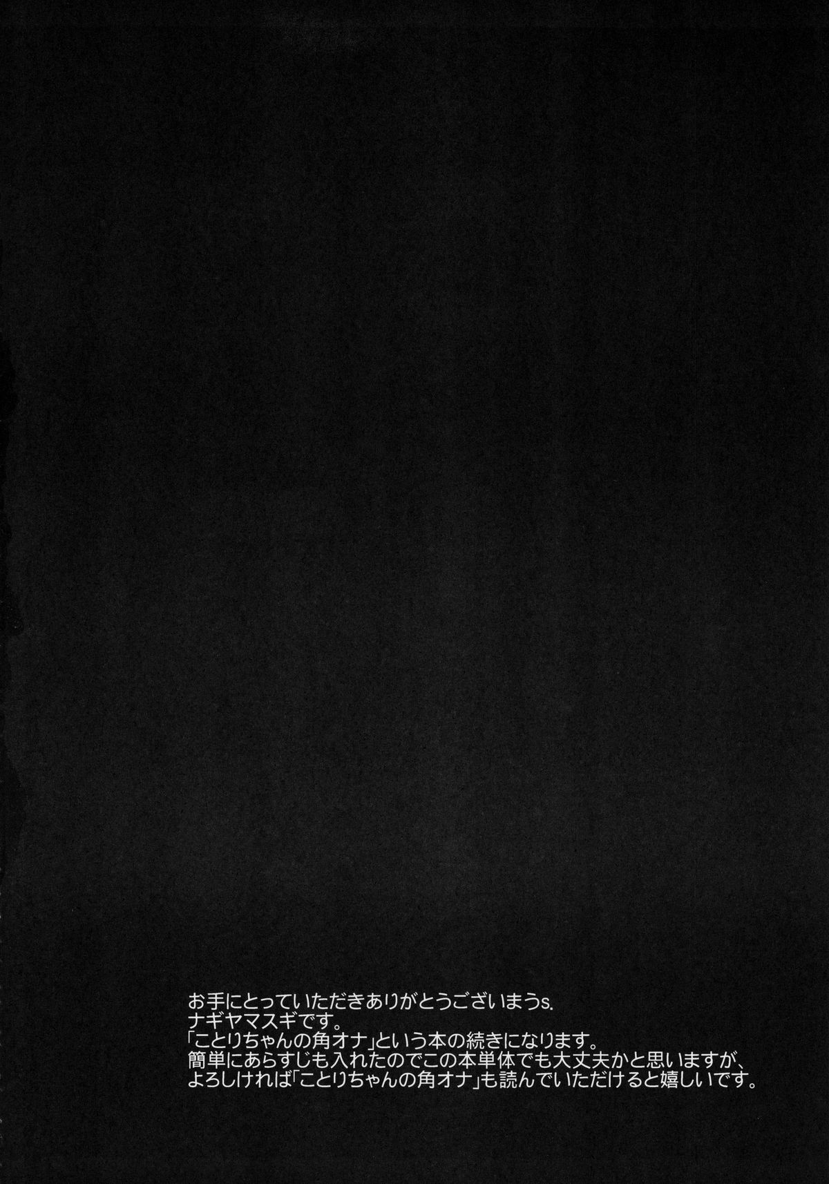 (サンクリ65) [ナギヤマスギ (那岐山)] キズモノことりちゃん (ラブライブ!)