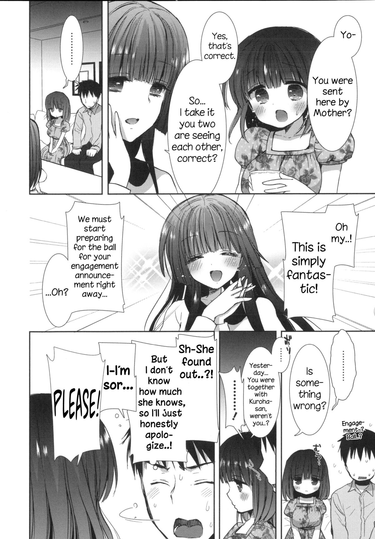 [もずや紫] 白黒・ロワイヤル 第0-9話 + おまけ [英訳]