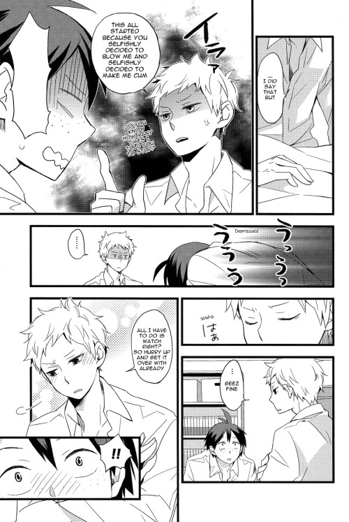 (C85) [こまめ通信社 (のりお)] 絶対に言ってあげない (ハイキュー!!) [英訳]