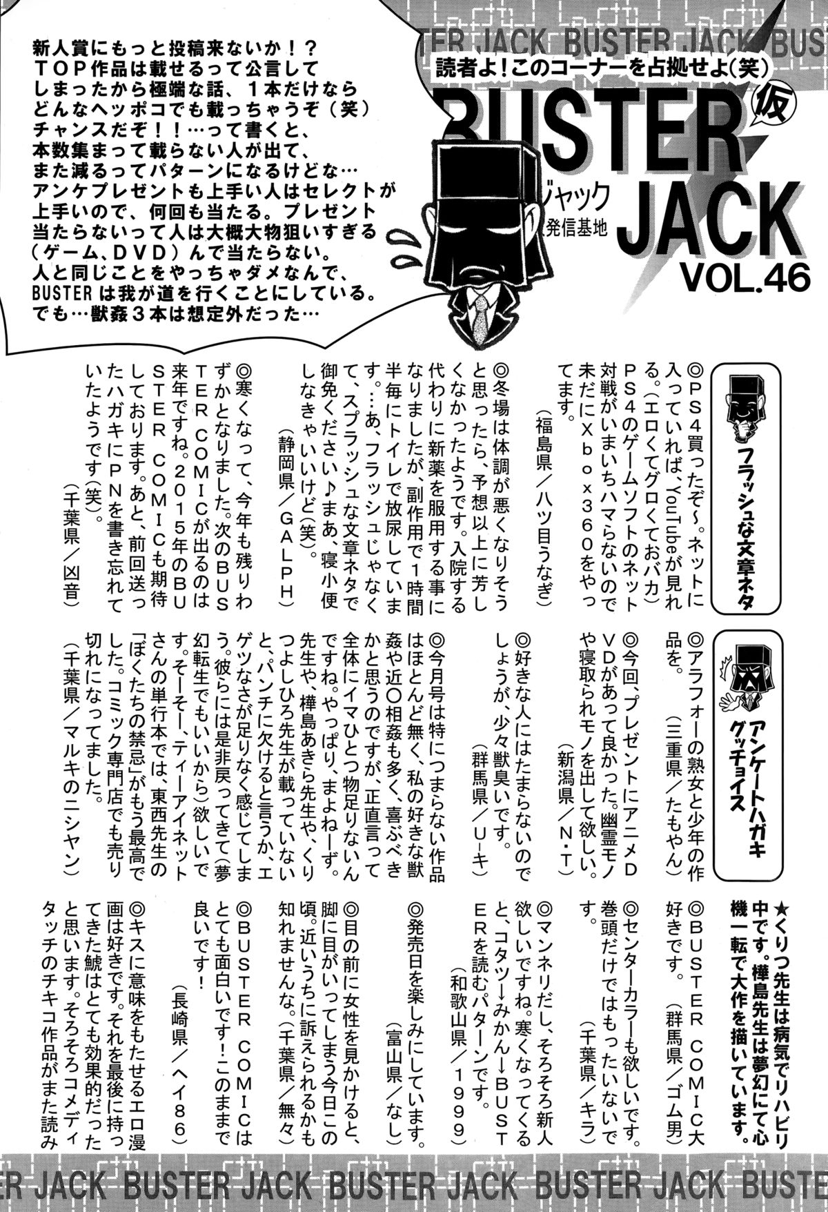 BUSTER COMIC 2015年3月号