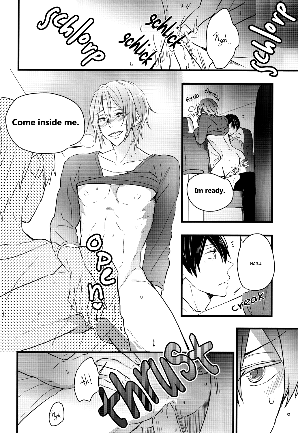 (SPARK9) [澄碧弥天 (真澄弥)] 凛先生とメイクラブ♥英会話 (Free!) [英訳]