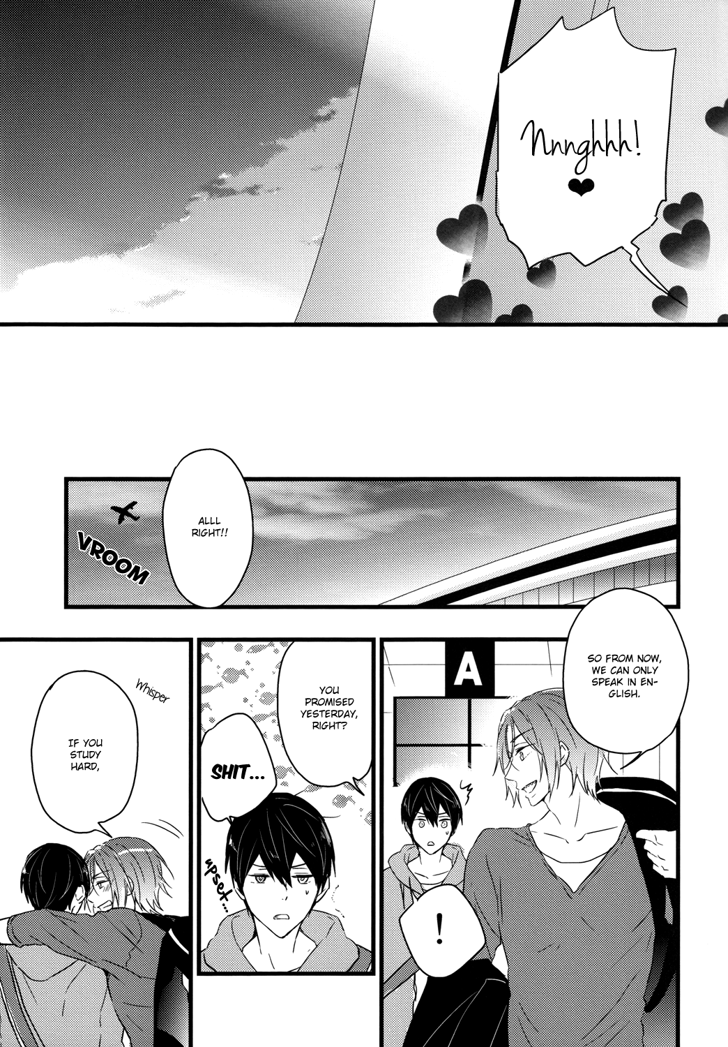 (SPARK9) [澄碧弥天 (真澄弥)] 凛先生とメイクラブ♥英会話 (Free!) [英訳]