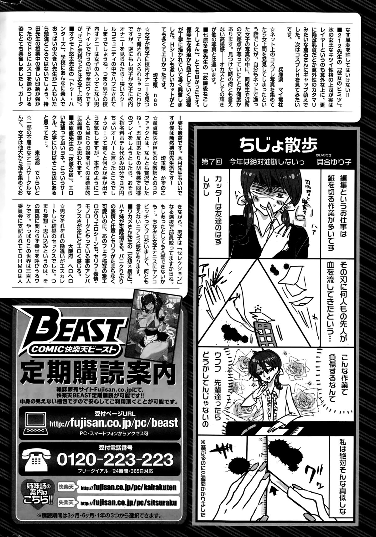 COMIC快楽天ビースト 2015年2月号