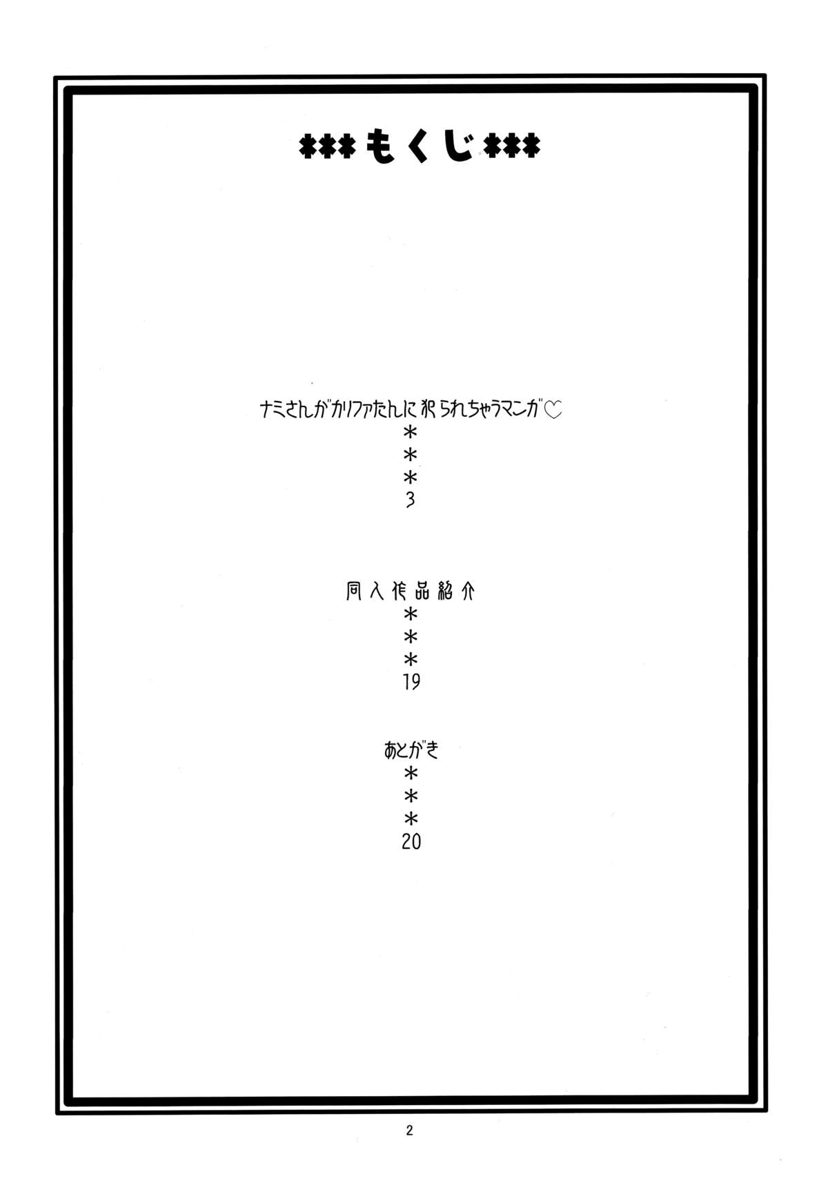 (C70) [ACID-HEAD (ムラタ。)] ナミの裏航海日誌 (ワンピース)
