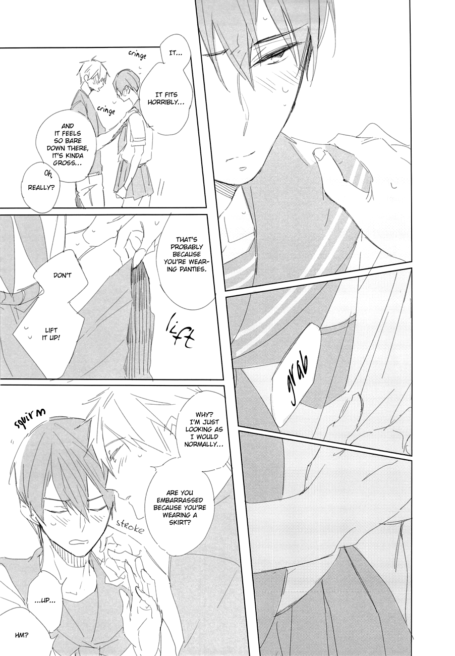 (SUPER23) [licca (かしま)] Don't undress my sailor (Free!) [英訳]
