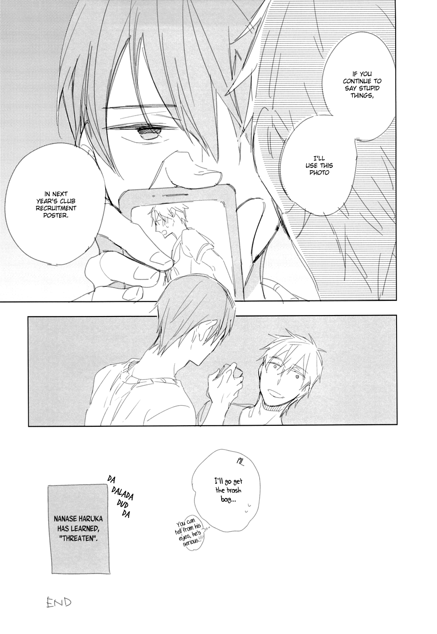 (SUPER23) [licca (かしま)] Don't undress my sailor (Free!) [英訳]
