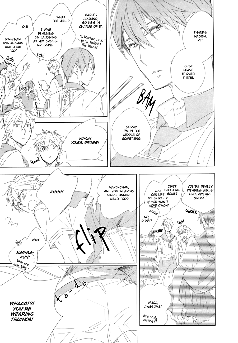 (SUPER23) [licca (かしま)] Don't undress my sailor (Free!) [英訳]