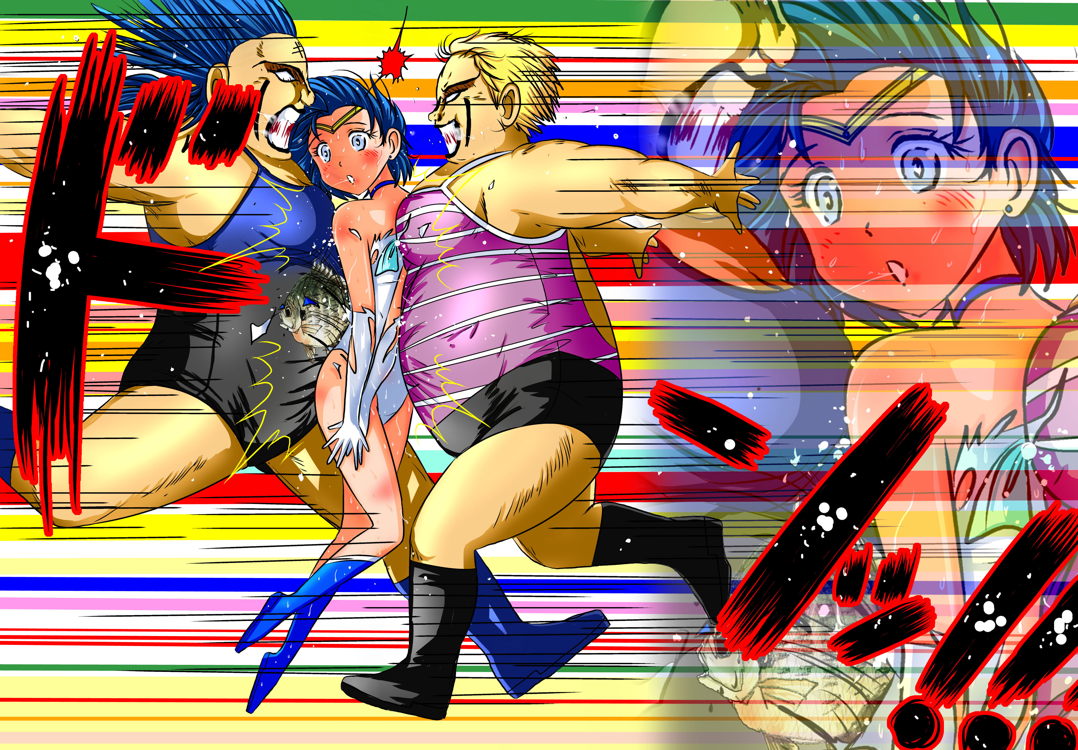 [dressblackheulee (ブラック馬鹿)] せらむんプロレス (美少女戦士セーラームーン) [DL版]