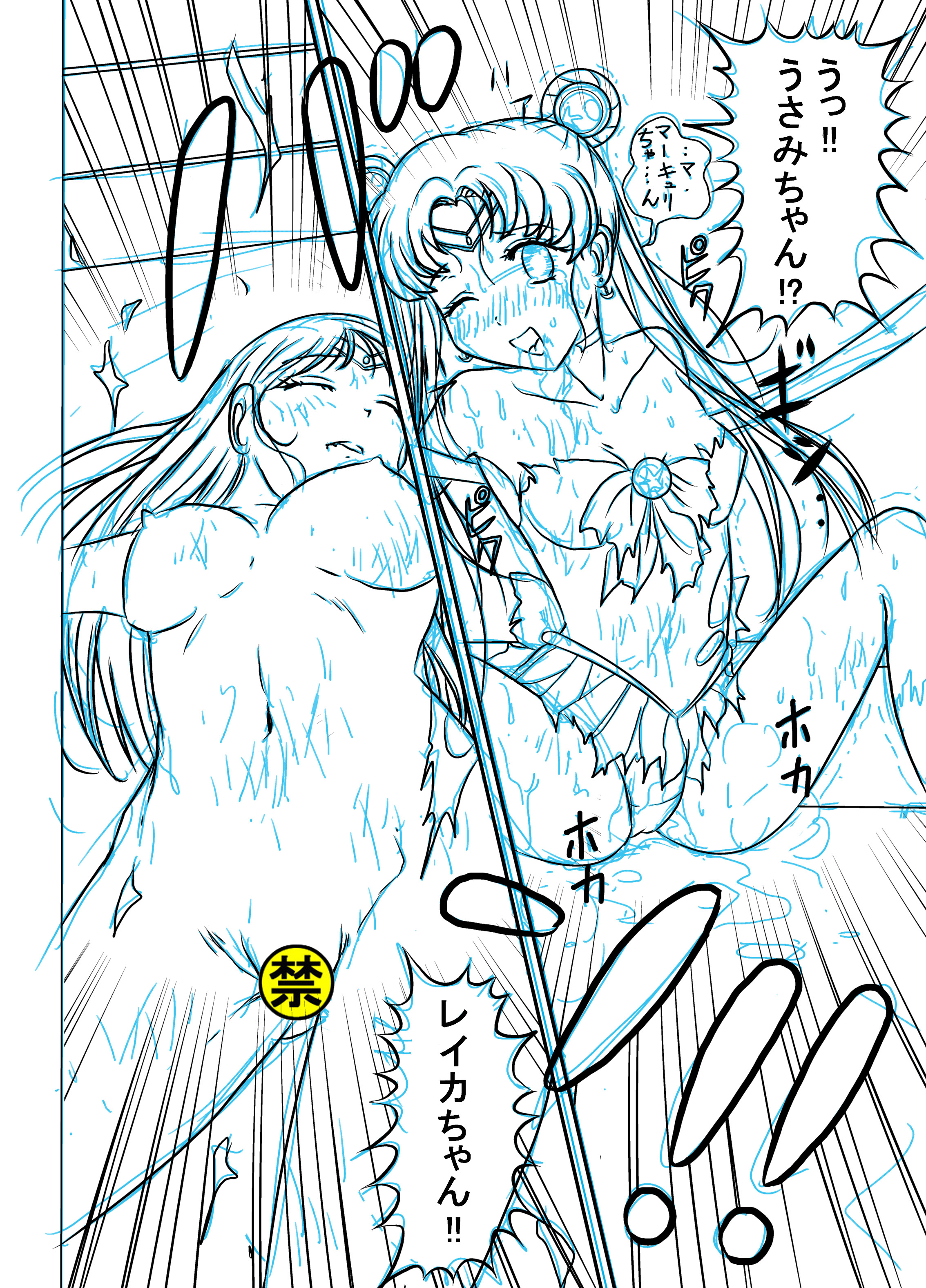 [dressblackheulee (ブラック馬鹿)] せらむんプロレス (美少女戦士セーラームーン) [DL版]