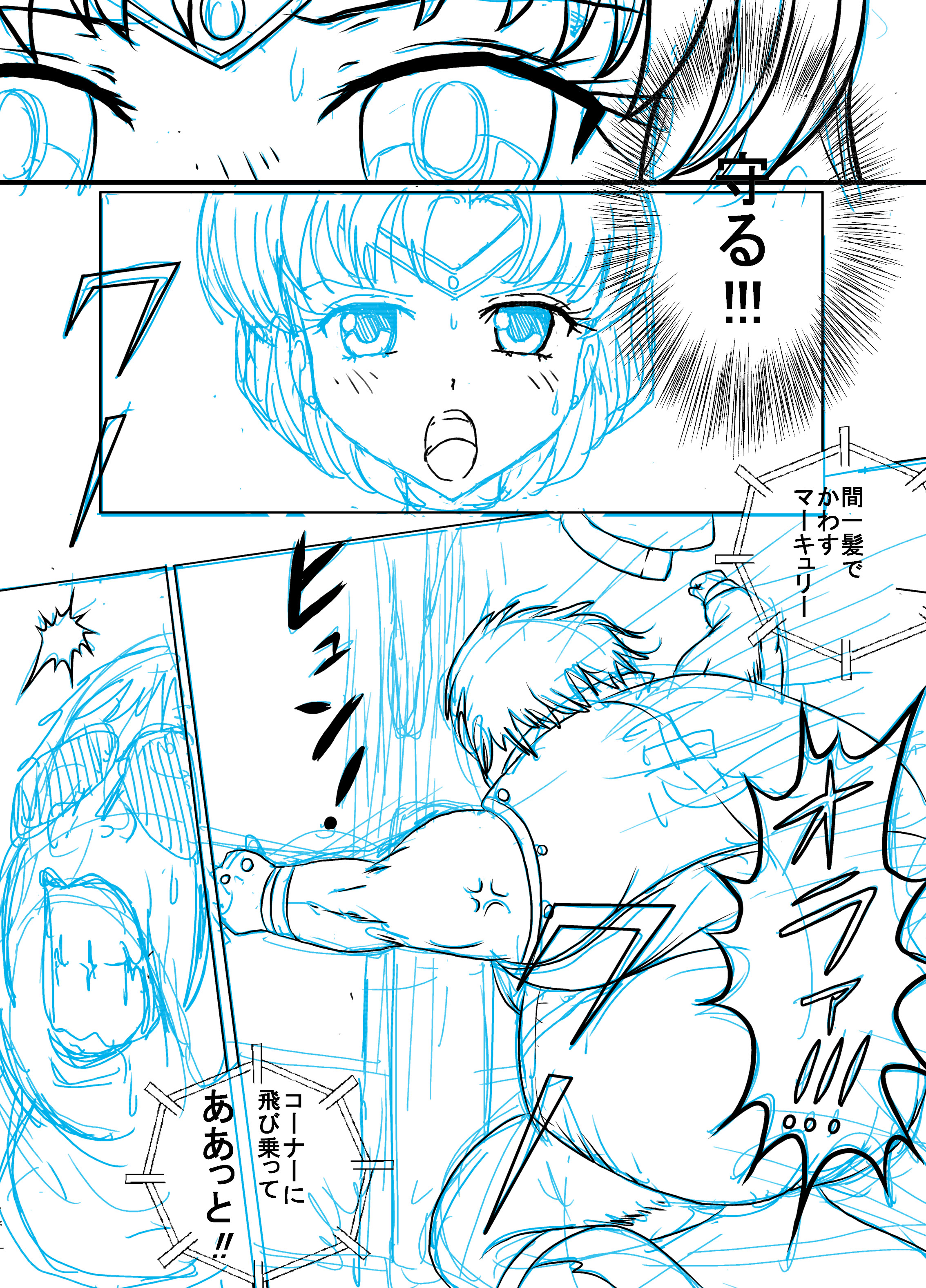 [dressblackheulee (ブラック馬鹿)] せらむんプロレス (美少女戦士セーラームーン) [DL版]