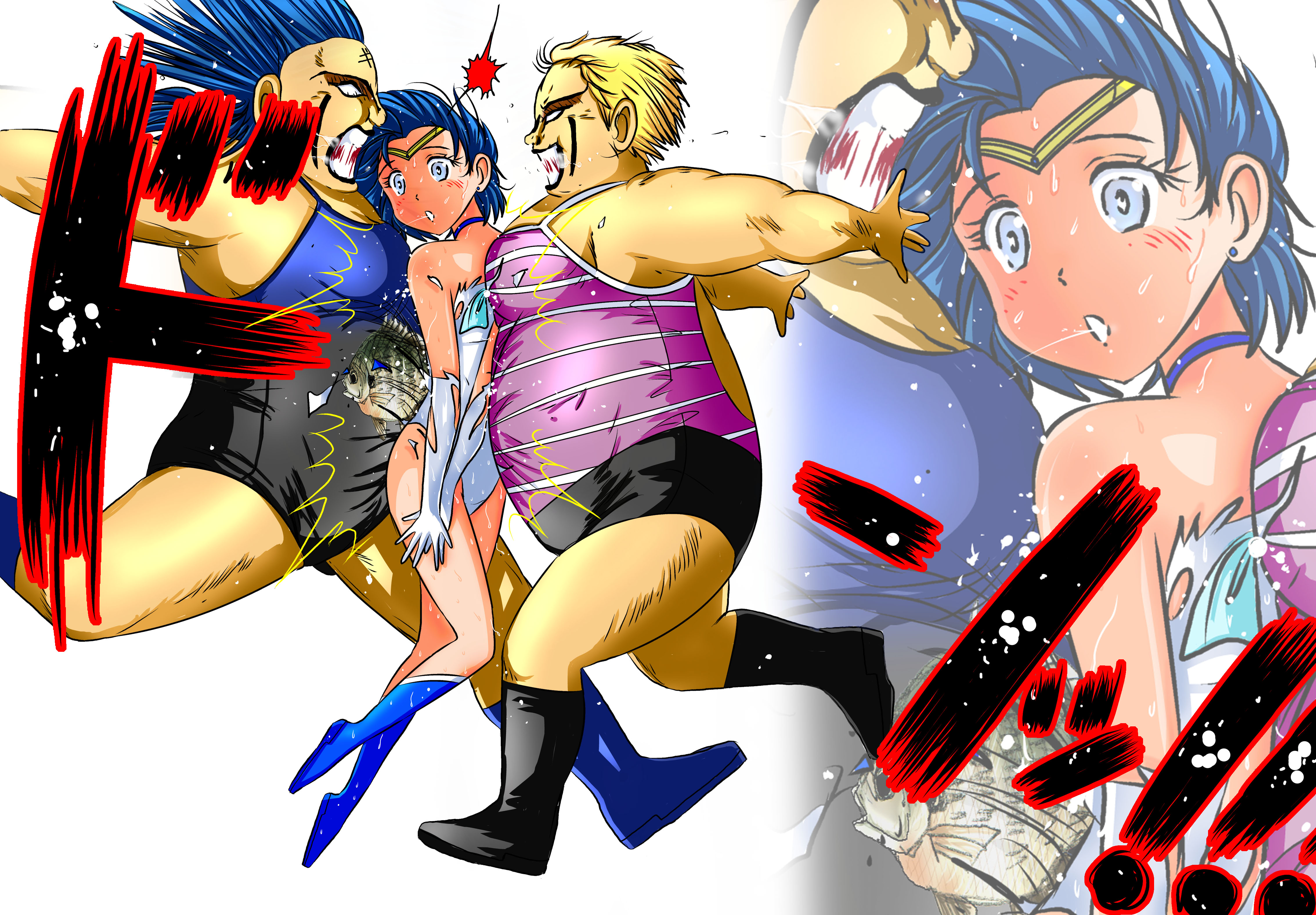 [dressblackheulee (ブラック馬鹿)] せらむんプロレス (美少女戦士セーラームーン) [DL版]