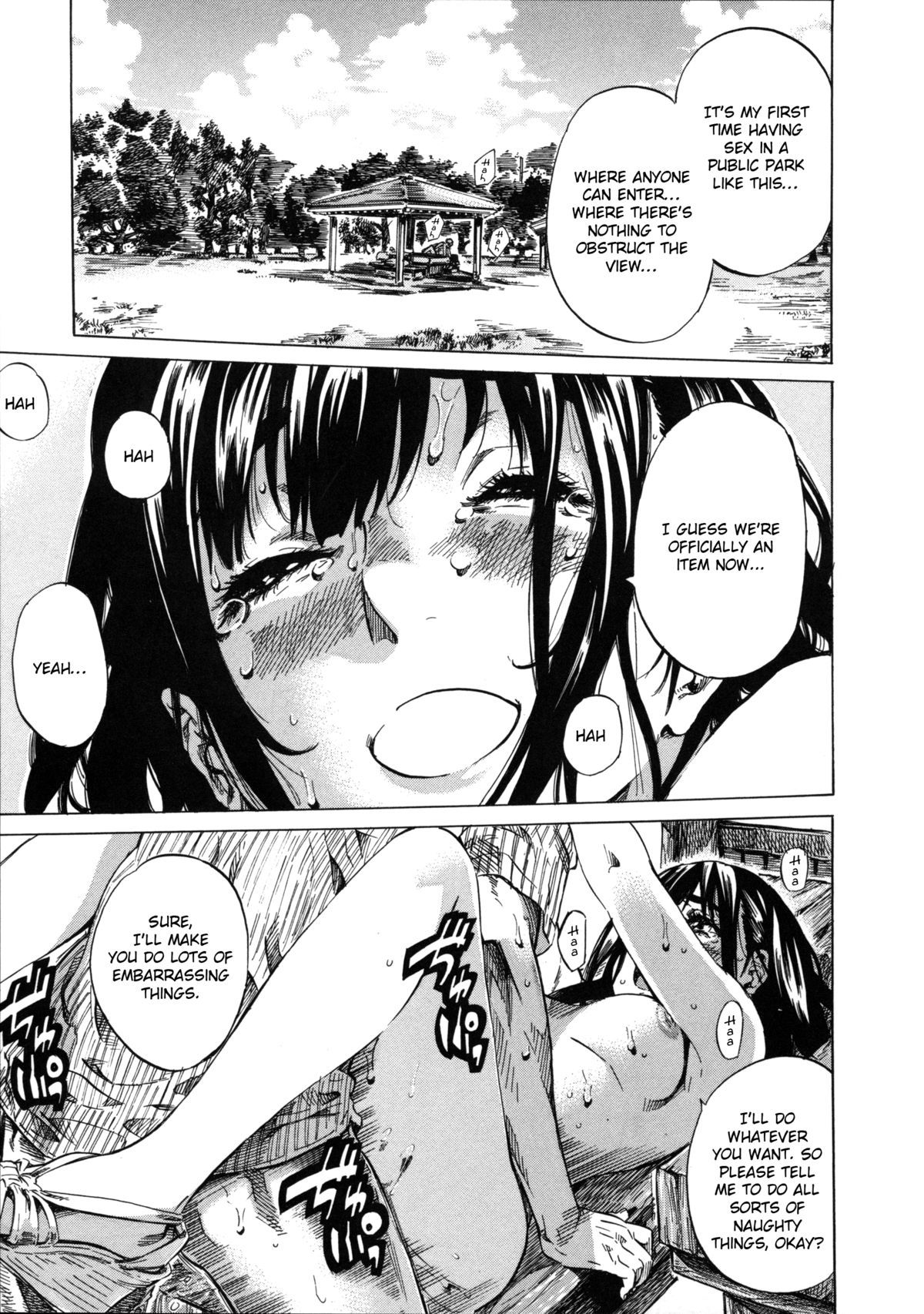[MARUTA] 柏崎美紀はいろんな場所で全裸散歩してみた。 第1-6話 [英訳]
