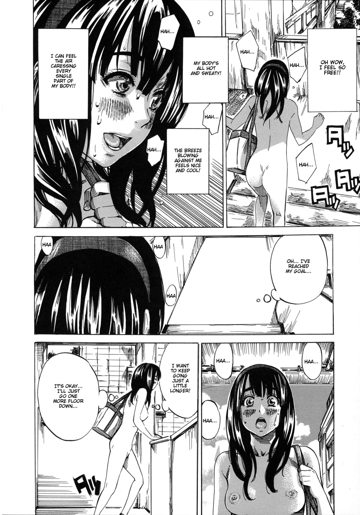[MARUTA] 柏崎美紀はいろんな場所で全裸散歩してみた。 第1-6話 [英訳]