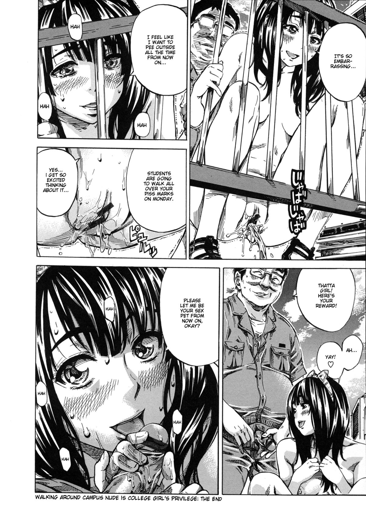 [MARUTA] 柏崎美紀はいろんな場所で全裸散歩してみた。 第1-6話 [英訳]