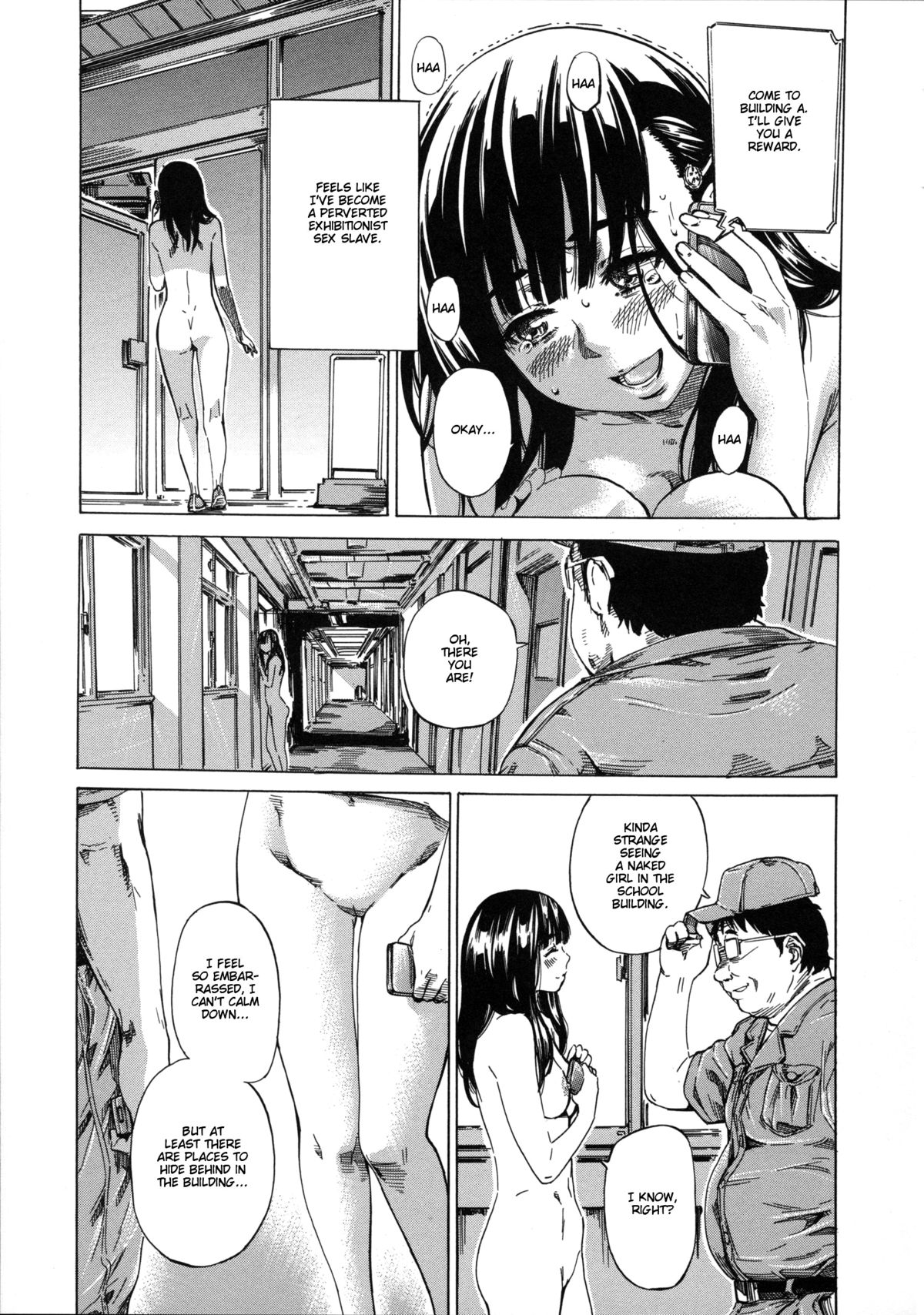 [MARUTA] 柏崎美紀はいろんな場所で全裸散歩してみた。 第1-6話 [英訳]