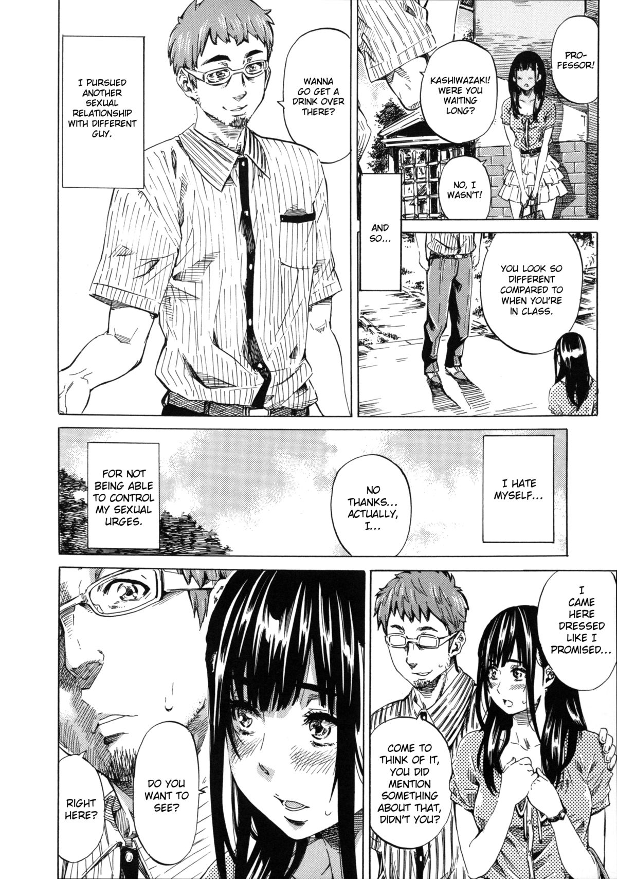 [MARUTA] 柏崎美紀はいろんな場所で全裸散歩してみた。 第1-6話 [英訳]