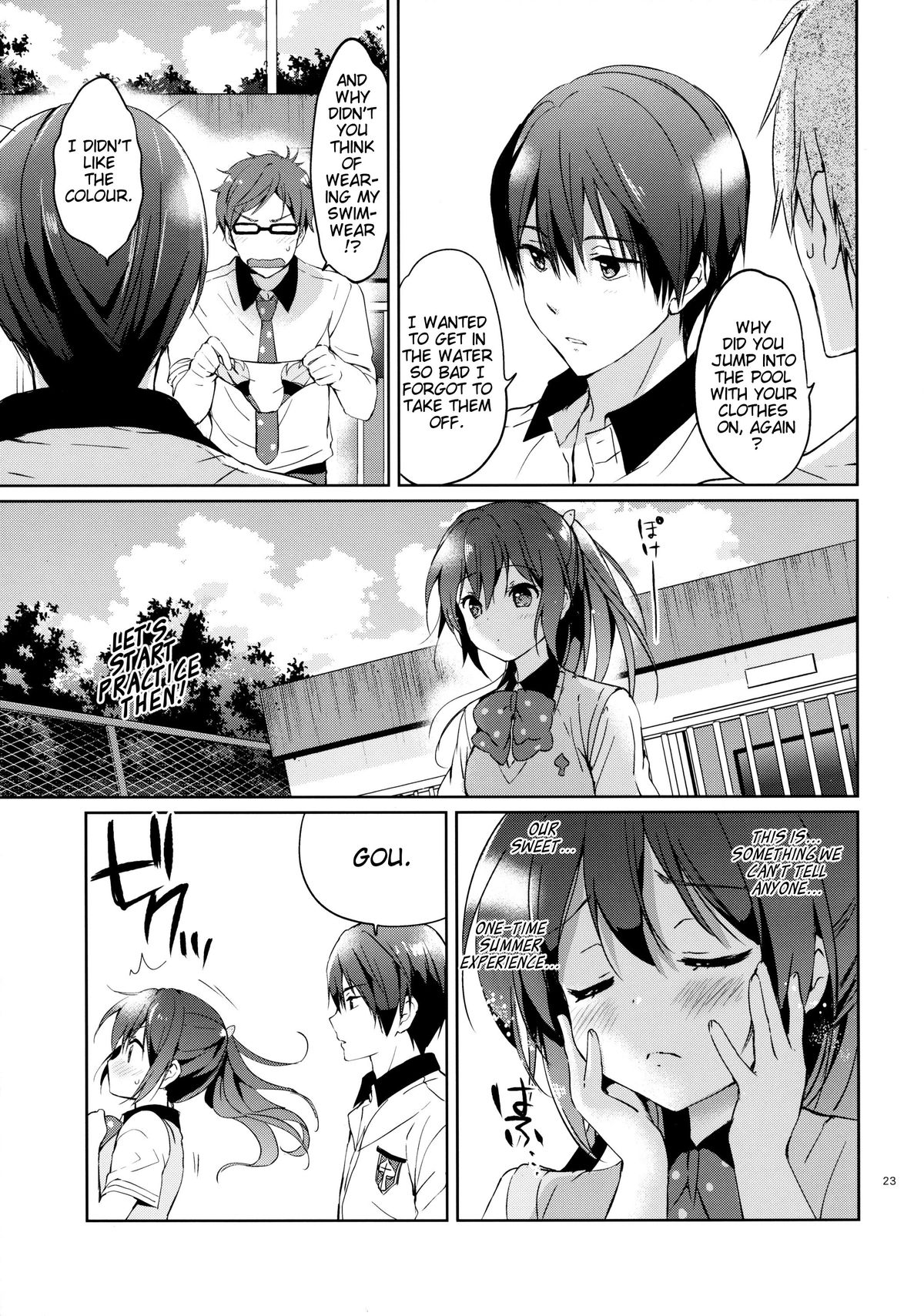 (C86) [くりもも (つかこ)] READY STEADY GO (Free!) [英訳]